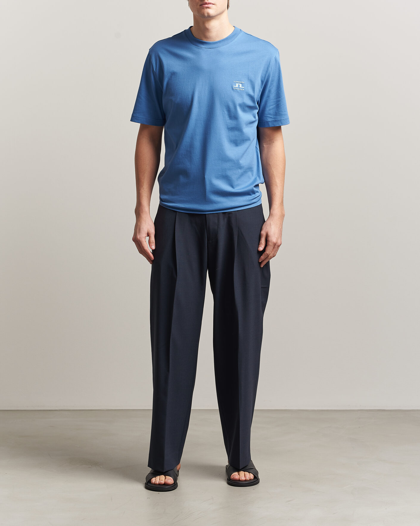 Heren | T-shirts | J.Lindeberg | Parcie T-Shirt Federal Blue