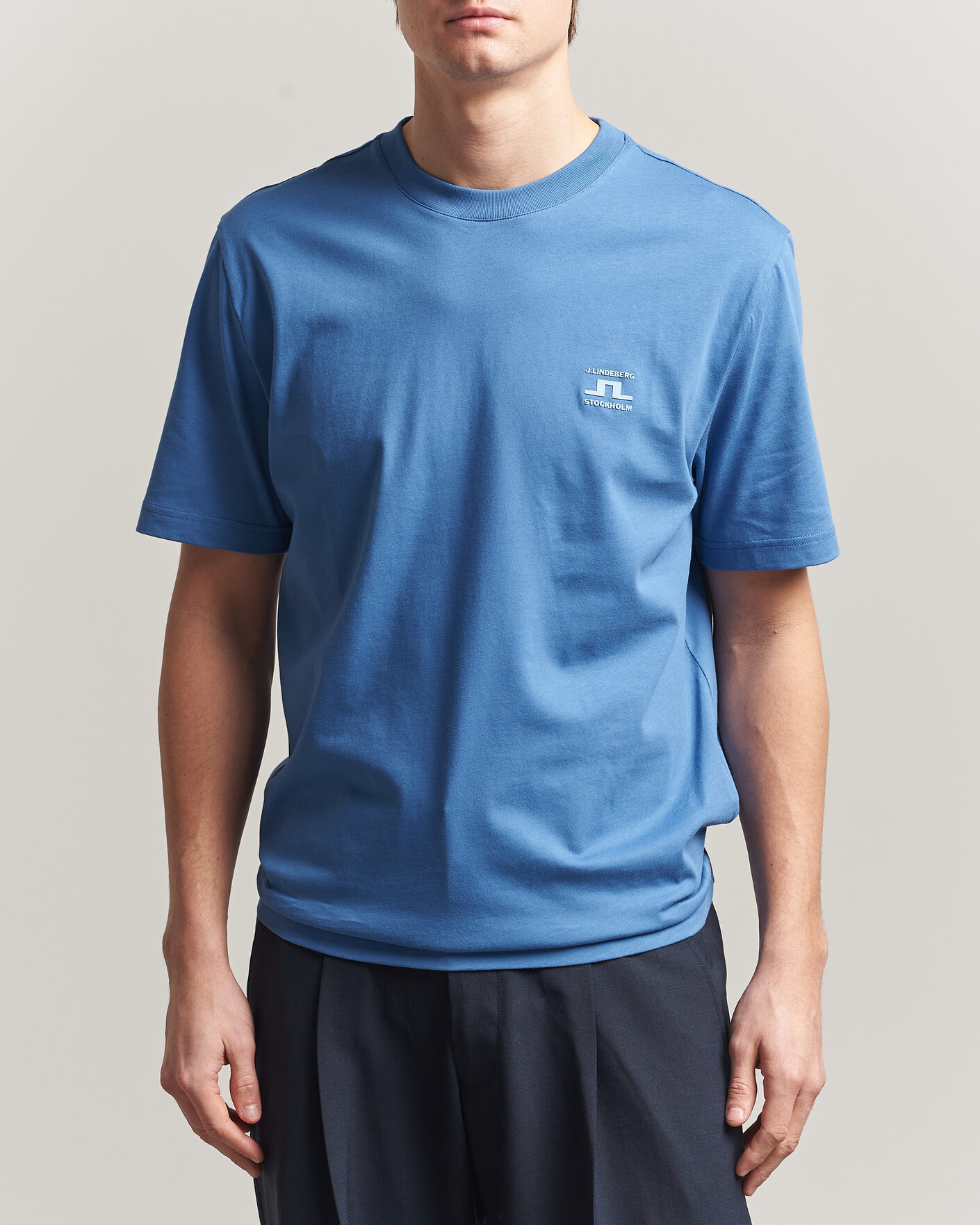 Heren | T-shirts | J.Lindeberg | Parcie T-Shirt Federal Blue