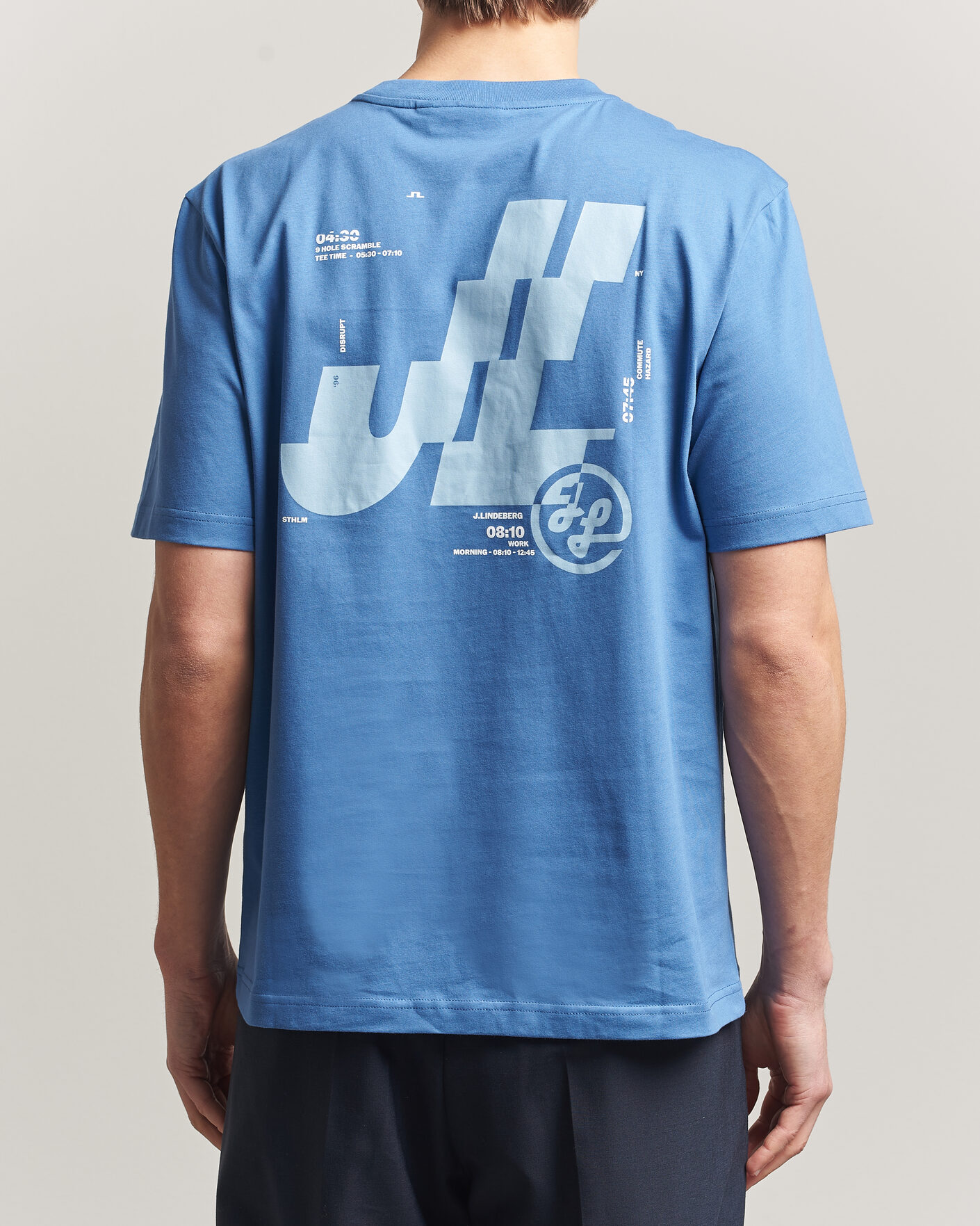 Heren | T-shirts | J.Lindeberg | Parcie T-Shirt Federal Blue