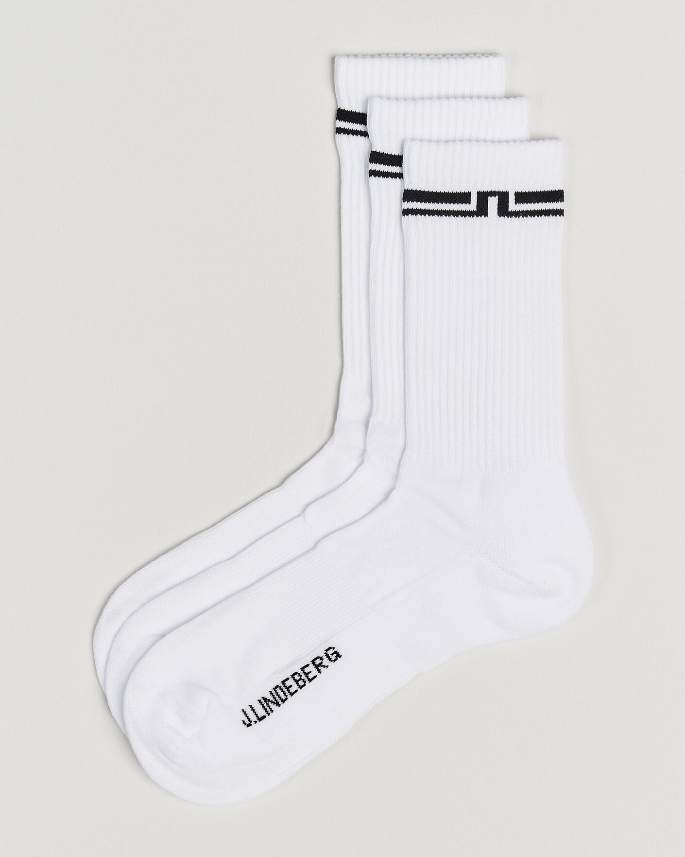 Heren | Ondergoed | J.Lindeberg | Johnson 3-Pack Socks White