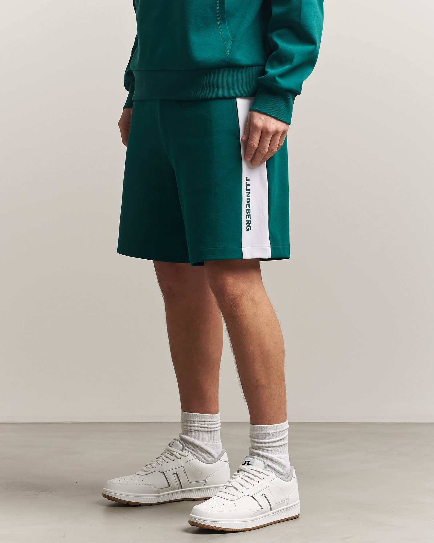 Heren | Korte broek | J.Lindeberg | Gusta Masters Tour Sweatshorts Forest Biome