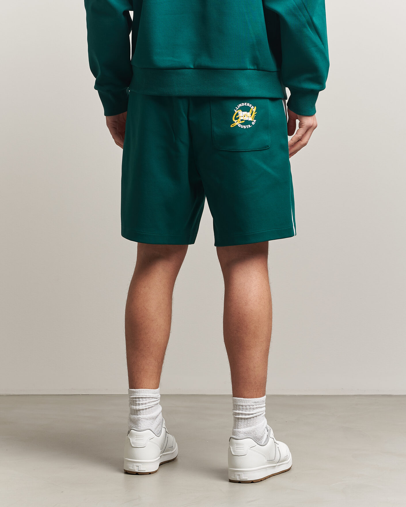 Heren | Korte broek | J.Lindeberg | Gusta Masters Tour Sweatshorts Forest Biome