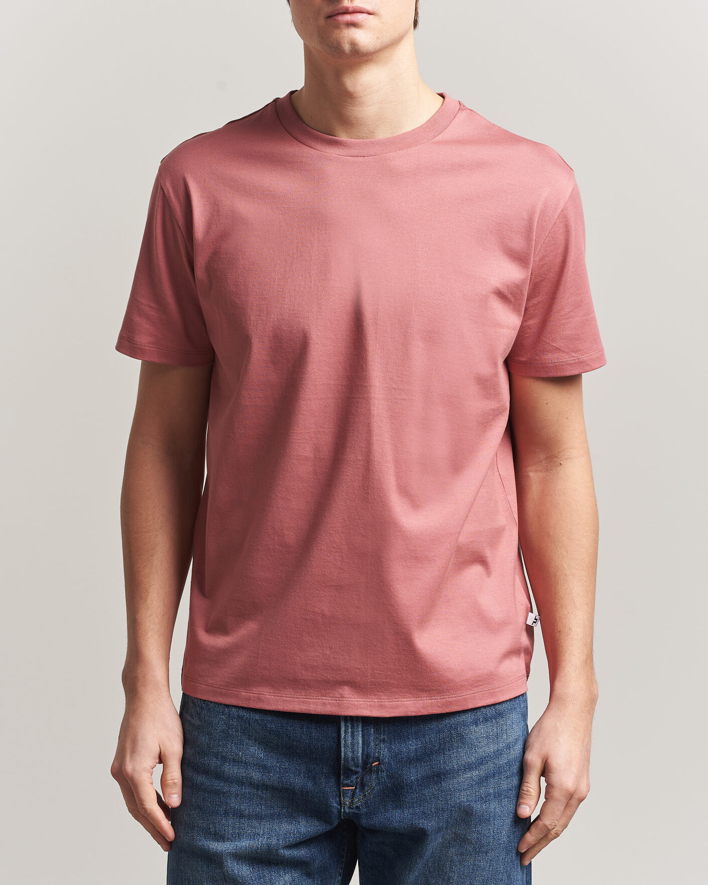Heren | T-shirts | J.Lindeberg | Sid Basic T-Shirt Withered Rose