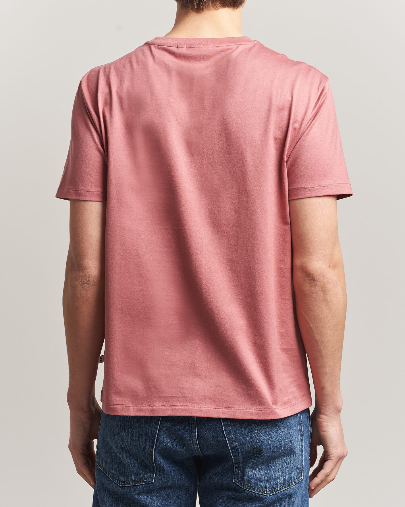 Heren | T-shirts | J.Lindeberg | Sid Basic T-Shirt Withered Rose
