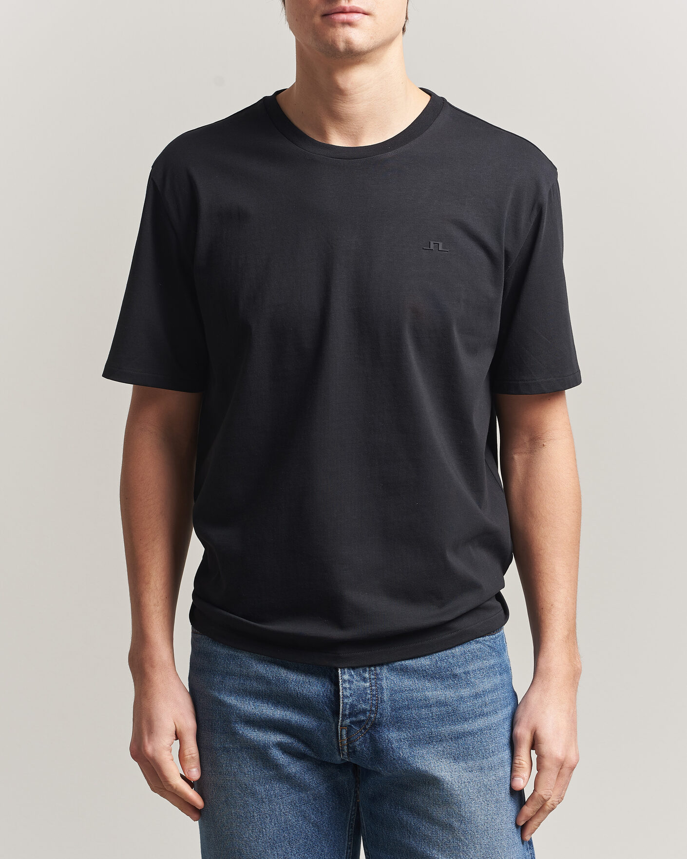 Heren | T-shirts | J.Lindeberg | Alpha T-Shirt Black