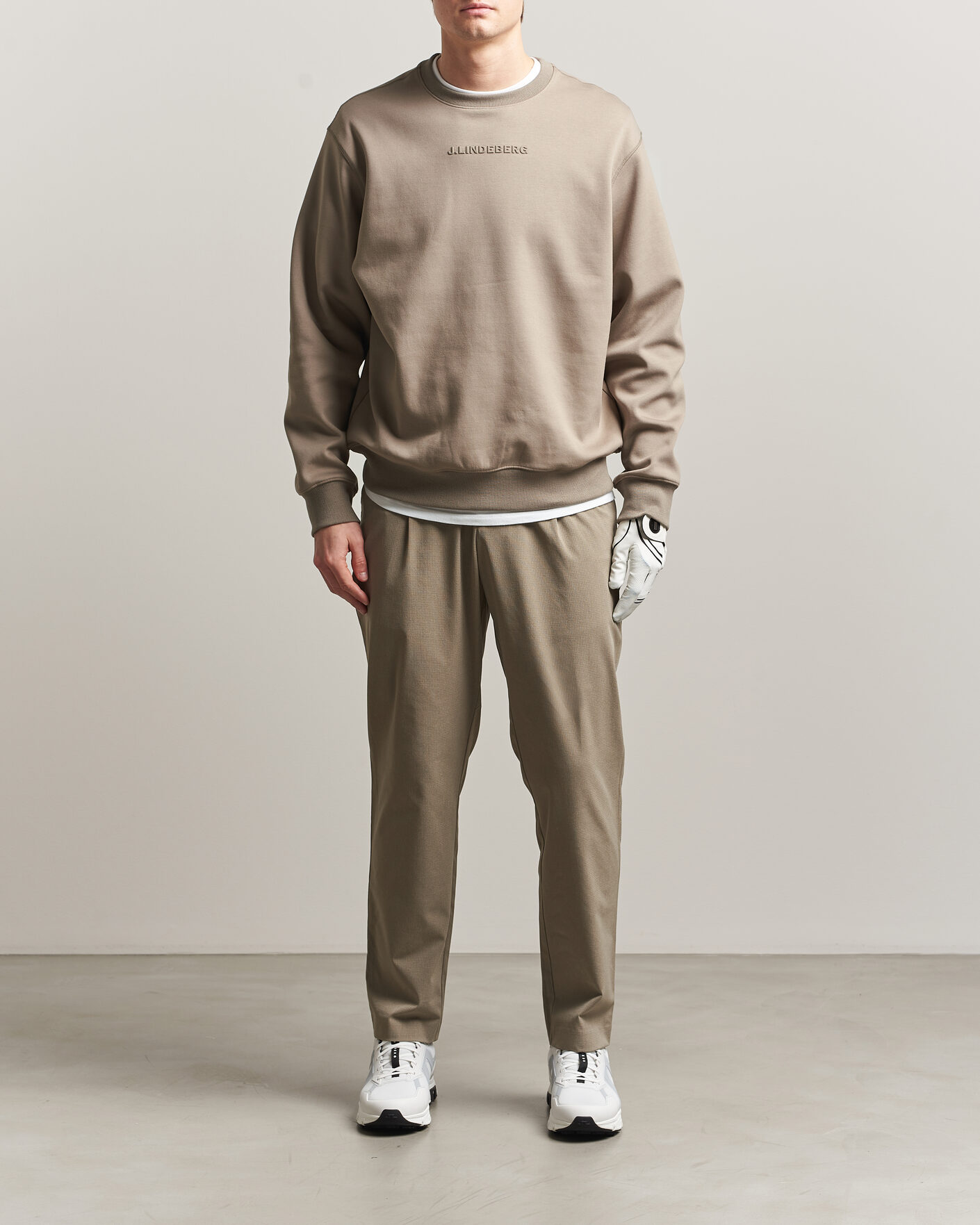 Heren | Broeken | J.Lindeberg | Harris Drawstring Pants Brindle