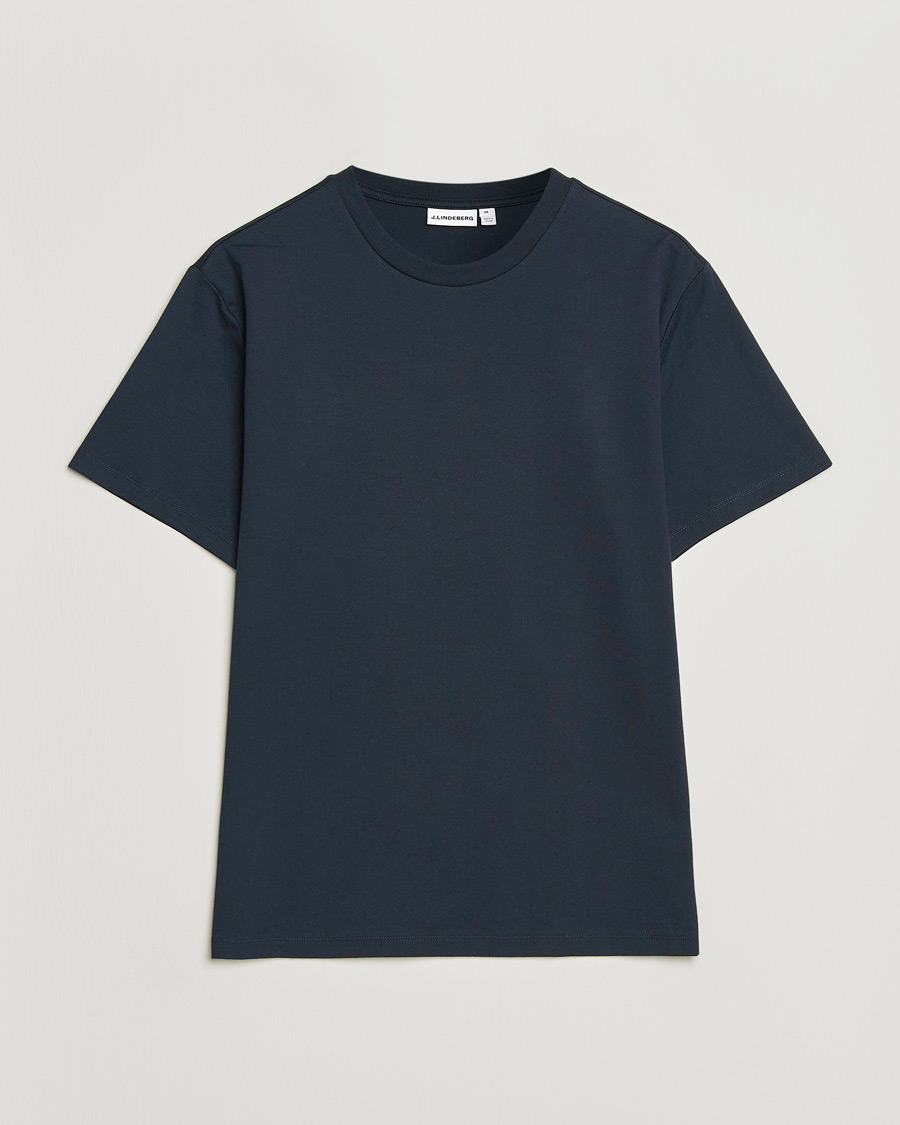 Heren | T-shirts | J.Lindeberg | Sid Basic T-Shirt JL Navy