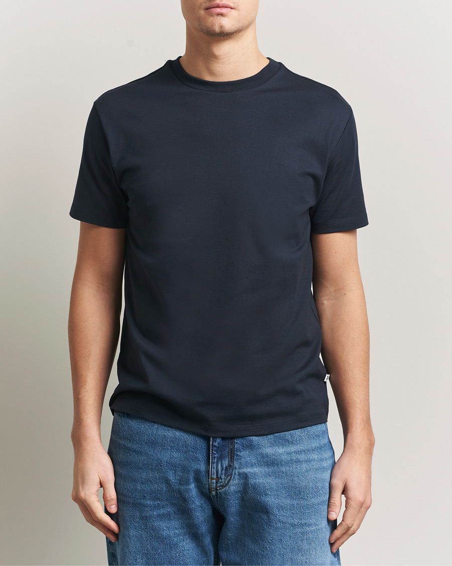 Heren | T-shirts | J.Lindeberg | Sid Basic T-Shirt JL Navy