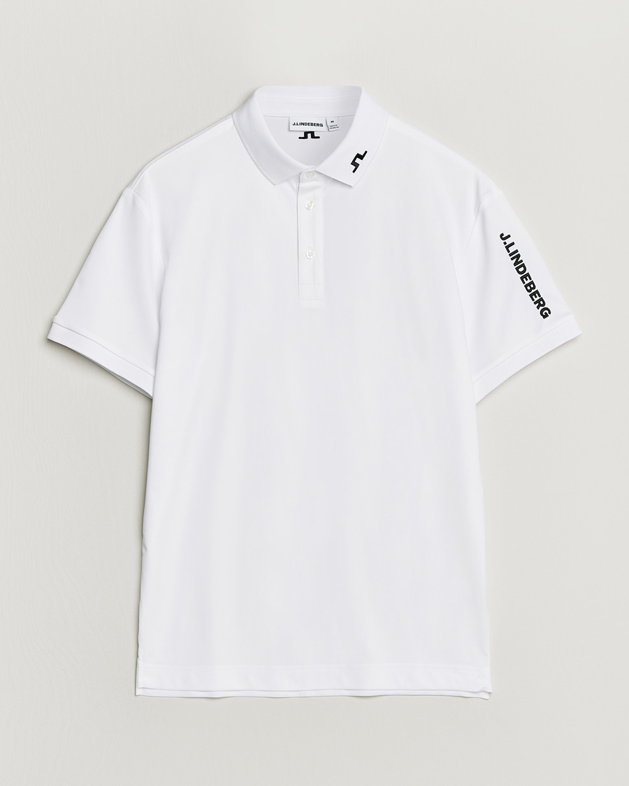 Heren | Polo's | J.Lindeberg | Tour Tech Polo White