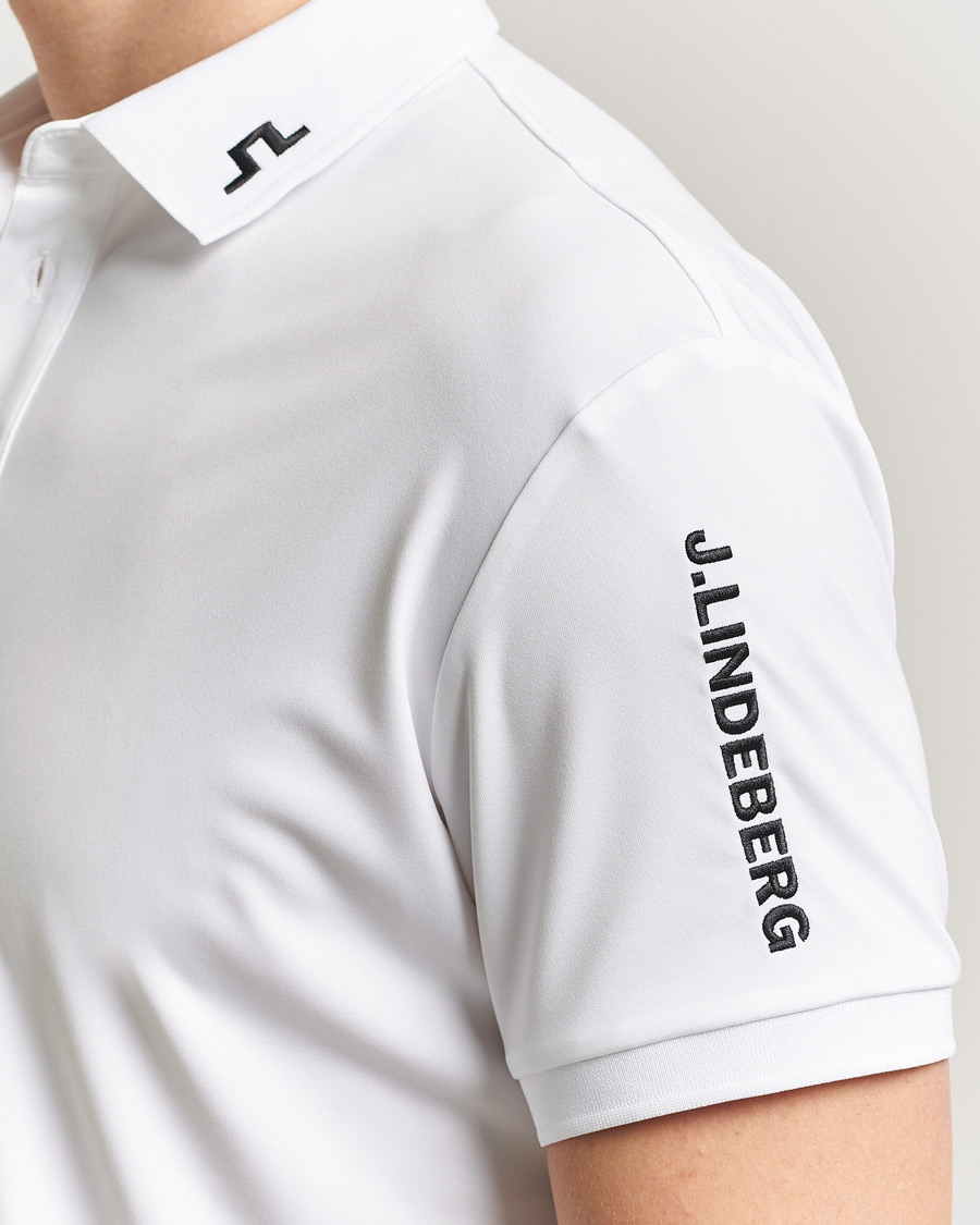 Heren | Polo's | J.Lindeberg | Tour Tech Polo White