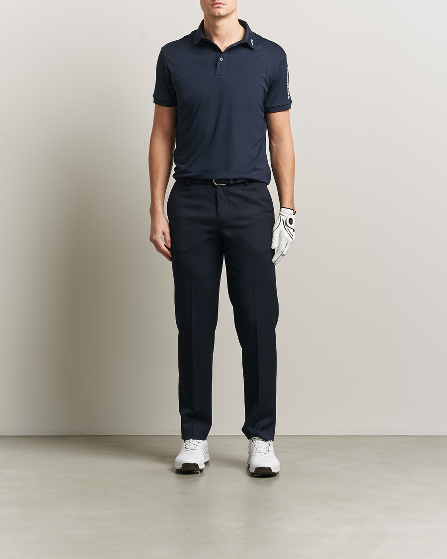 Heren | Polo's | J.Lindeberg | Tour Tech Polo JL Navy