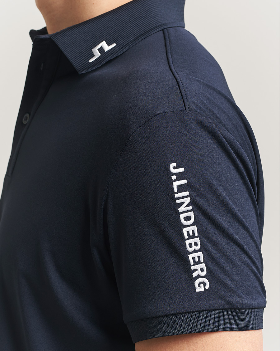Heren | Polo's | J.Lindeberg | Tour Tech Polo JL Navy