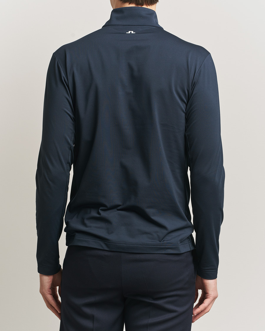 Heren | Truien | J.Lindeberg | Tour Tech Mid Layer Half Zip JL Navy