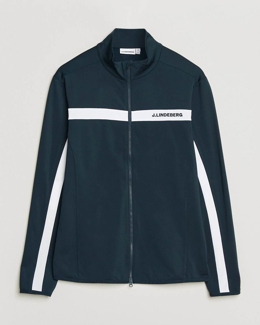 Heren | Truien | J.Lindeberg | Jarvis Mid Layer Full Zip JL Navy