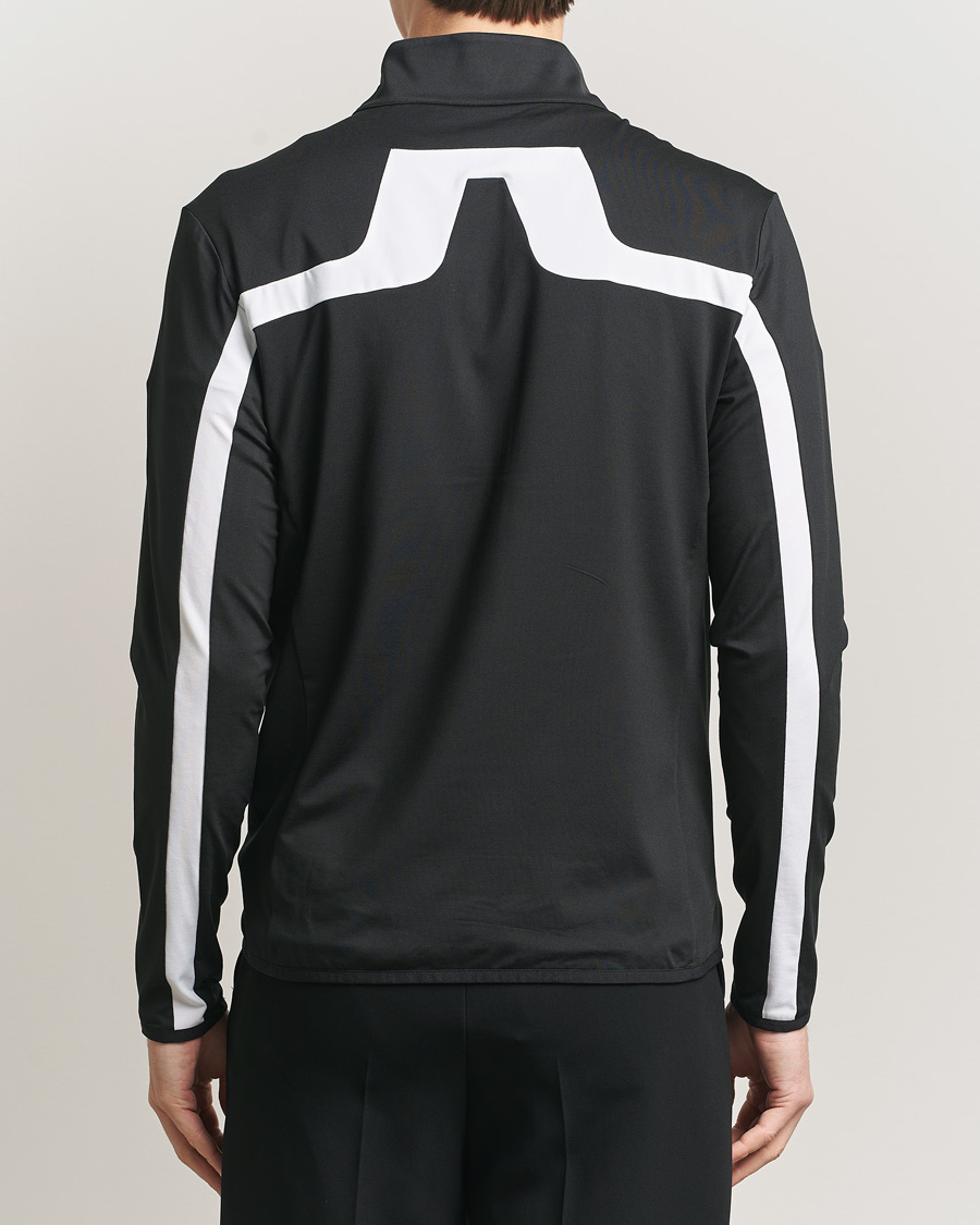 Heren | Truien | J.Lindeberg | Jarvis Mid Layer Full Zip Black