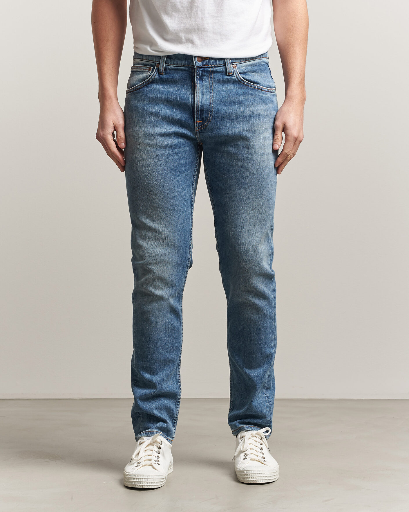 Heren | Broeken | Nudie Jeans | Lean Dean Jeans Blue Legend