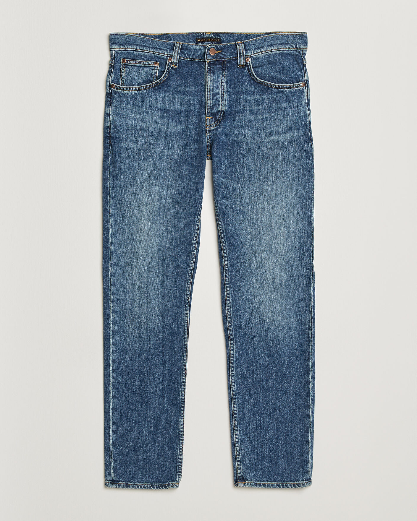 Heren | Jeans | Nudie Jeans | Solid Ollie Jeans Blue Blur