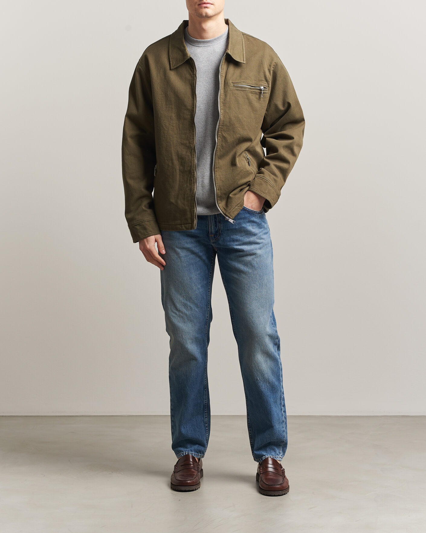 Heren | Broeken | Nudie Jeans | Gritty Jackson Jeans Cool Blue