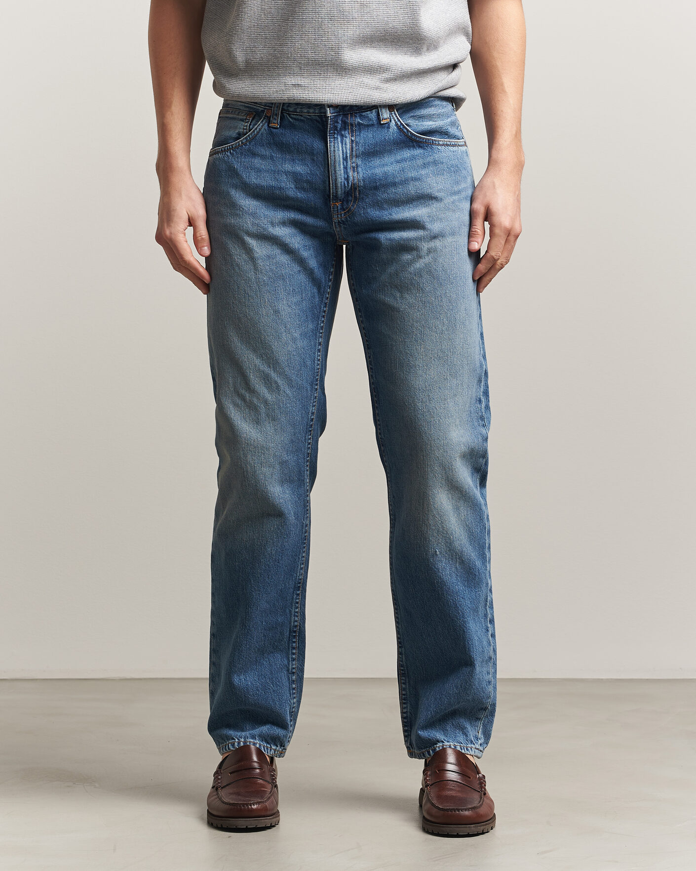 Heren | Broeken | Nudie Jeans | Gritty Jackson Jeans Cool Blue