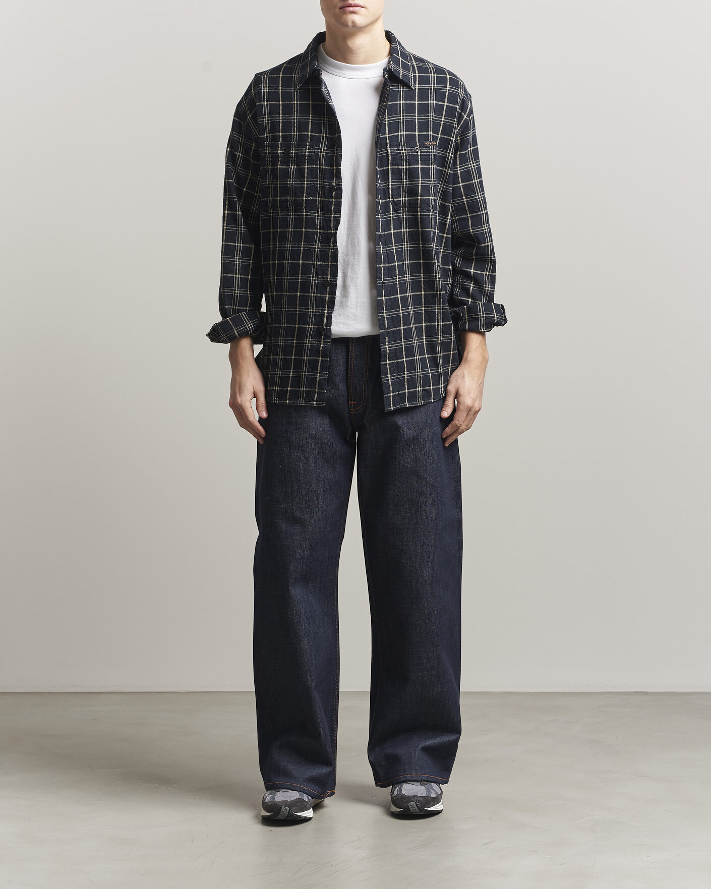 Heren | Jeans | Nudie Jeans | Loud Larry Jeans Dry Streaky