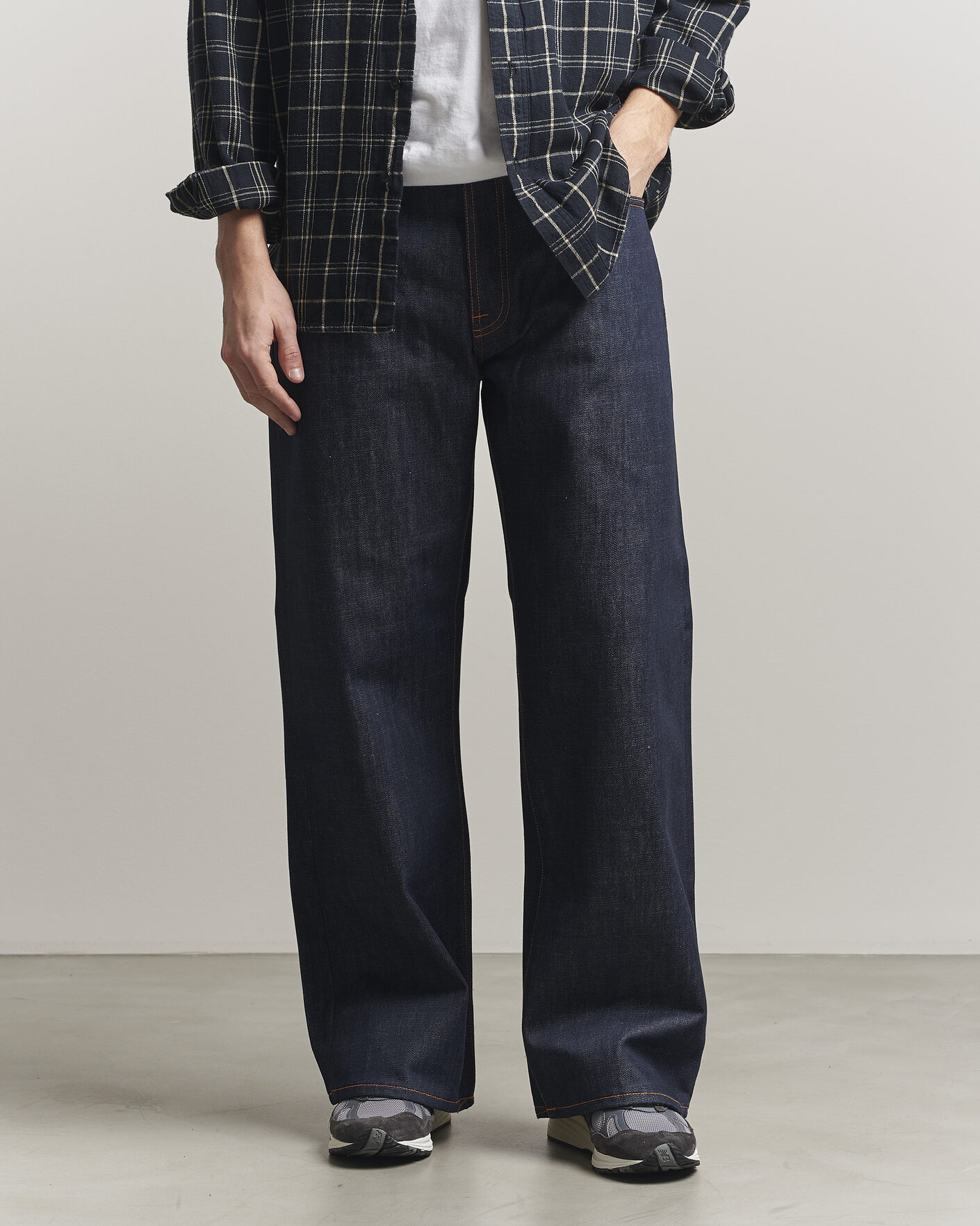 Heren | Jeans | Nudie Jeans | Loud Larry Jeans Dry Streaky