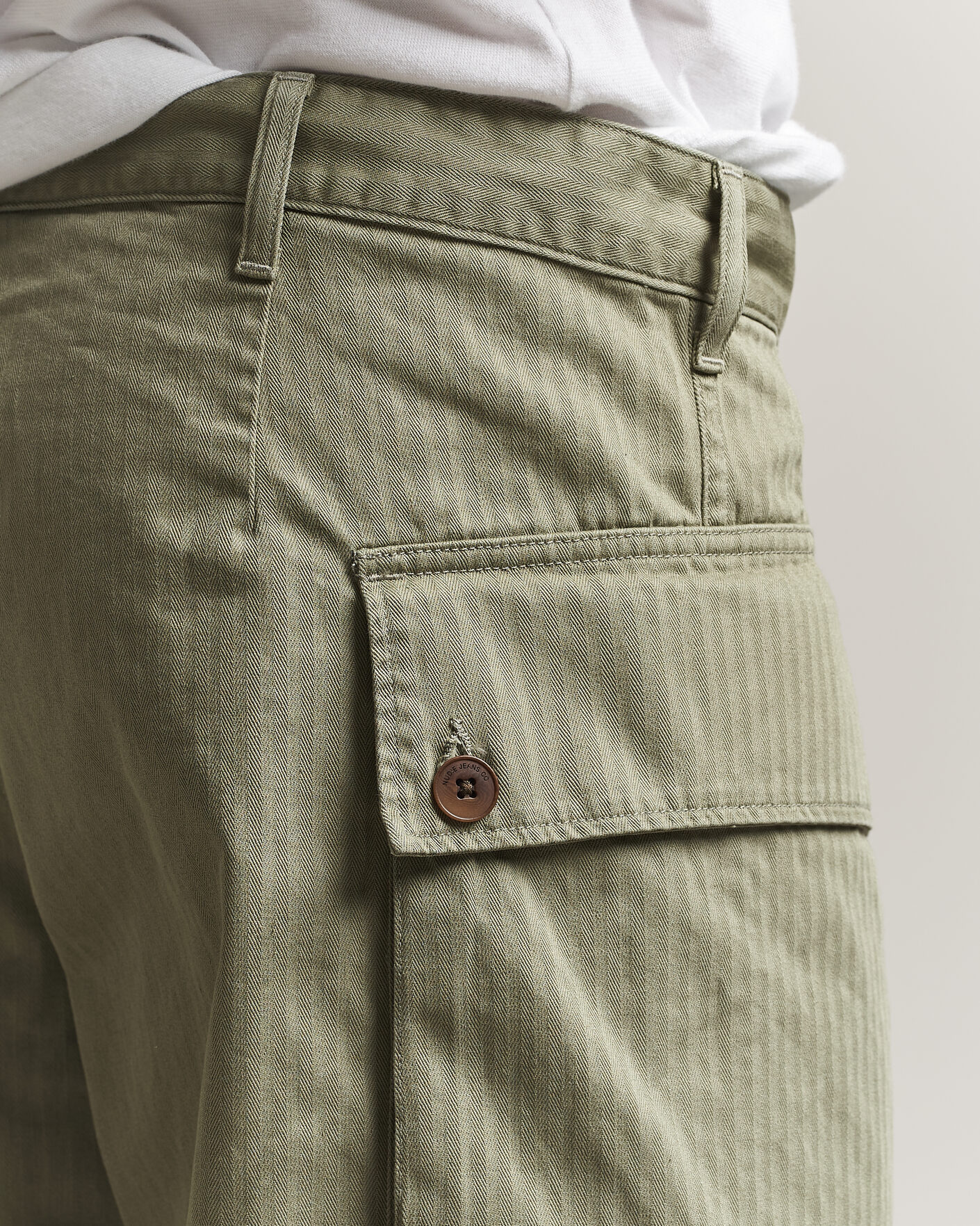 Heren | Broeken | Nudie Jeans | Loud Larry Pants Pale Green