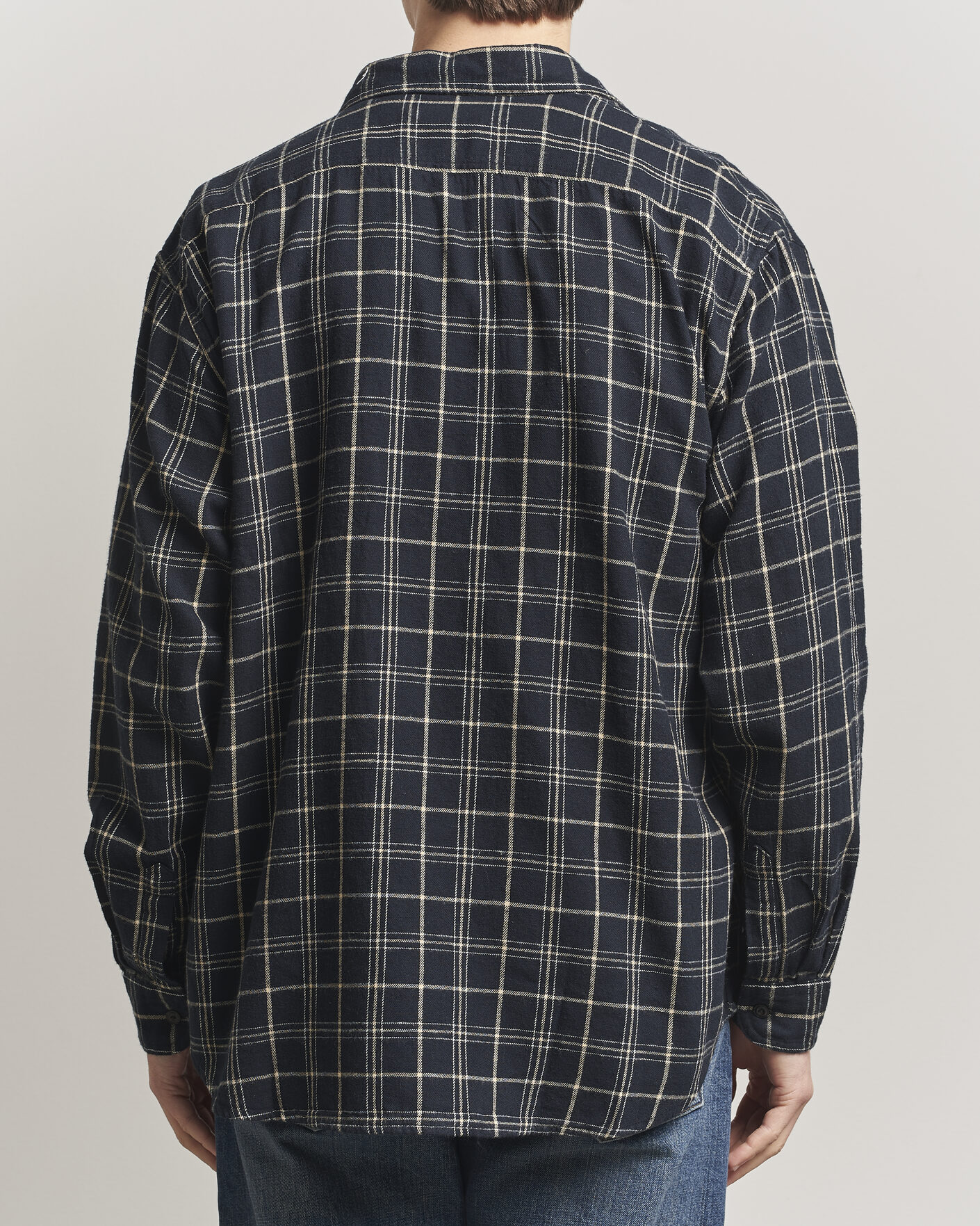 Heren | Overhemden | Nudie Jeans | Julian Checked Worker Shirt Black