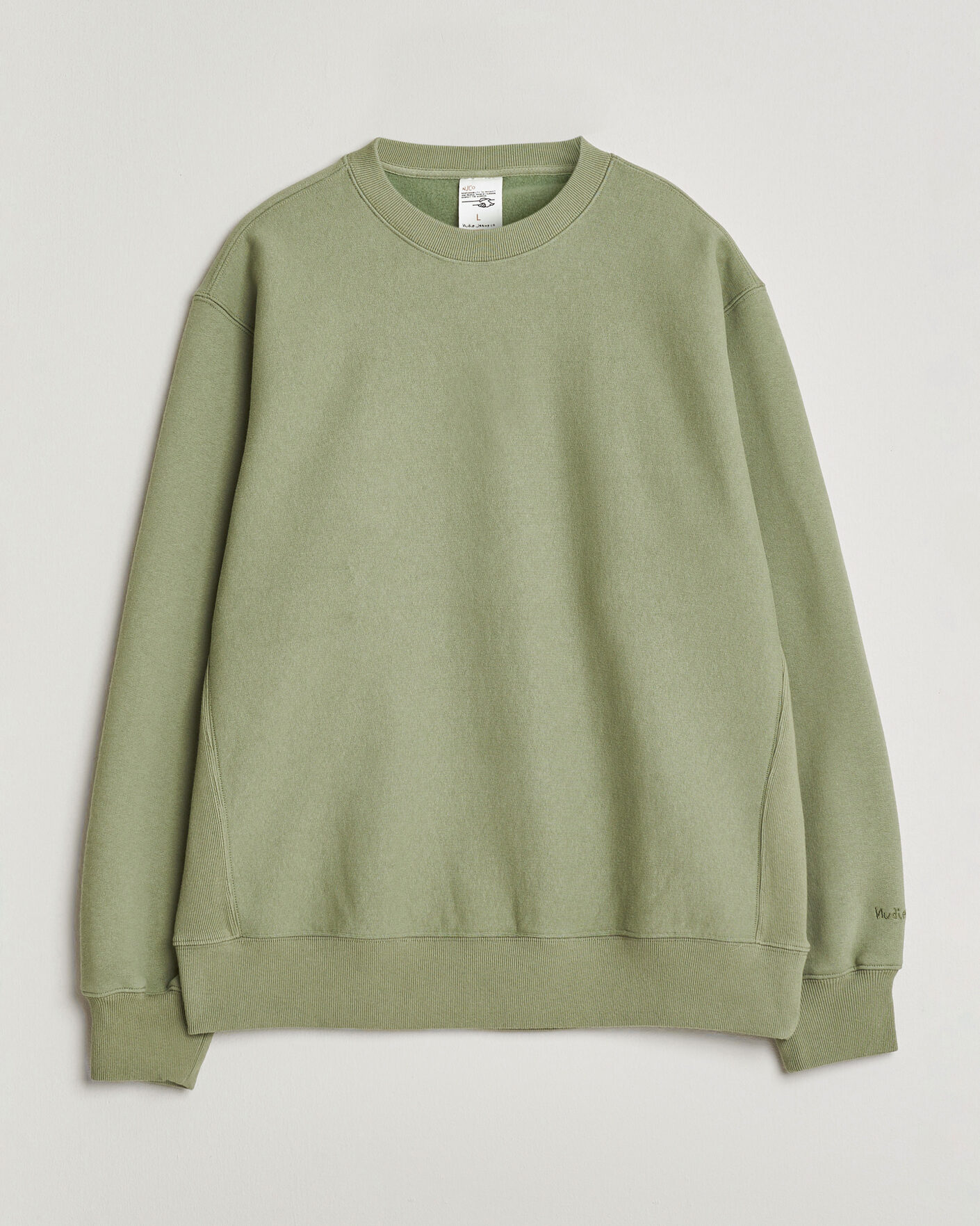 Heren | Truien | Nudie Jeans | Hasse Crew Neck Sweatshirt Green