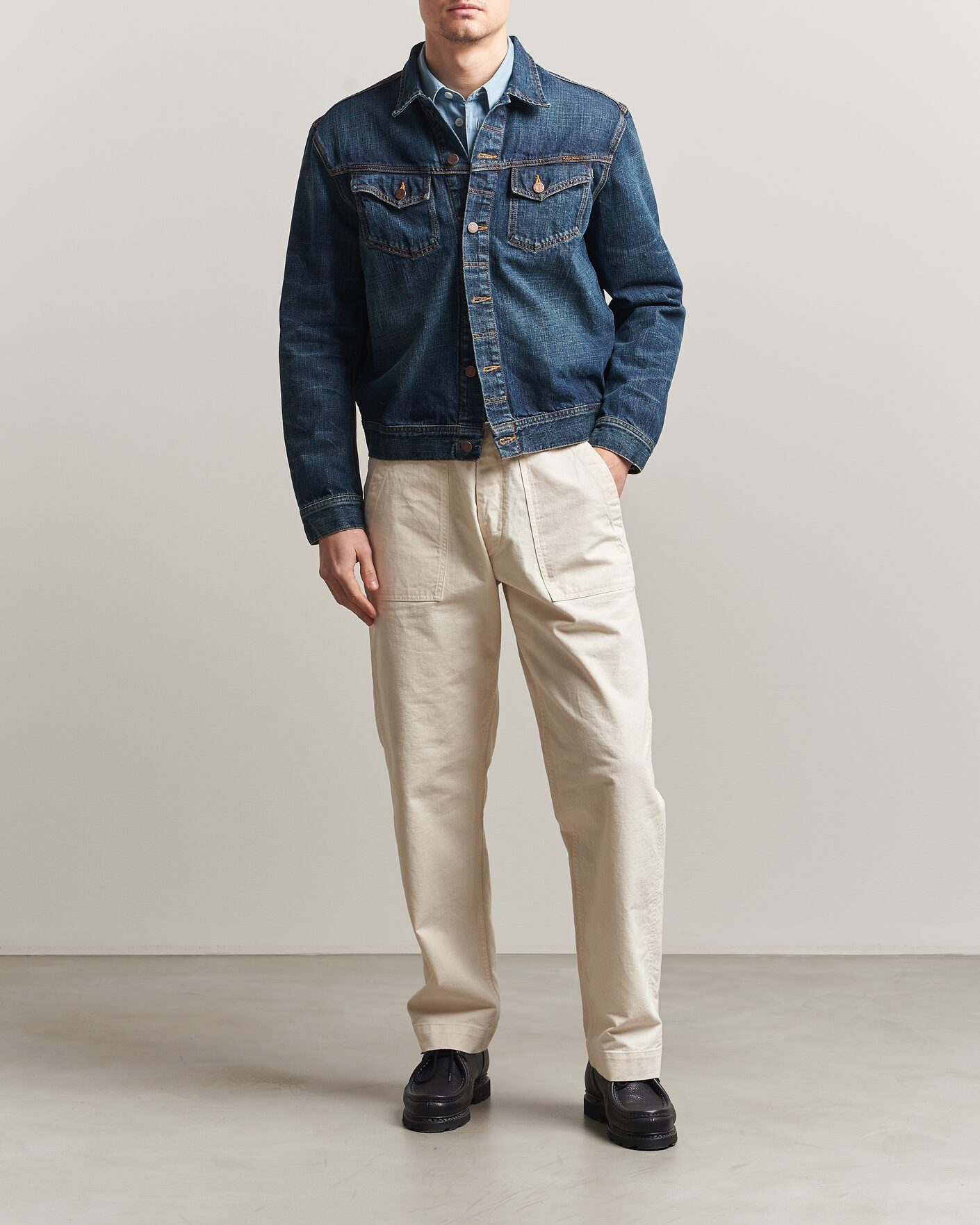 Heren | Jassen | Nudie Jeans | Conny Denim Jacket Heavy Used