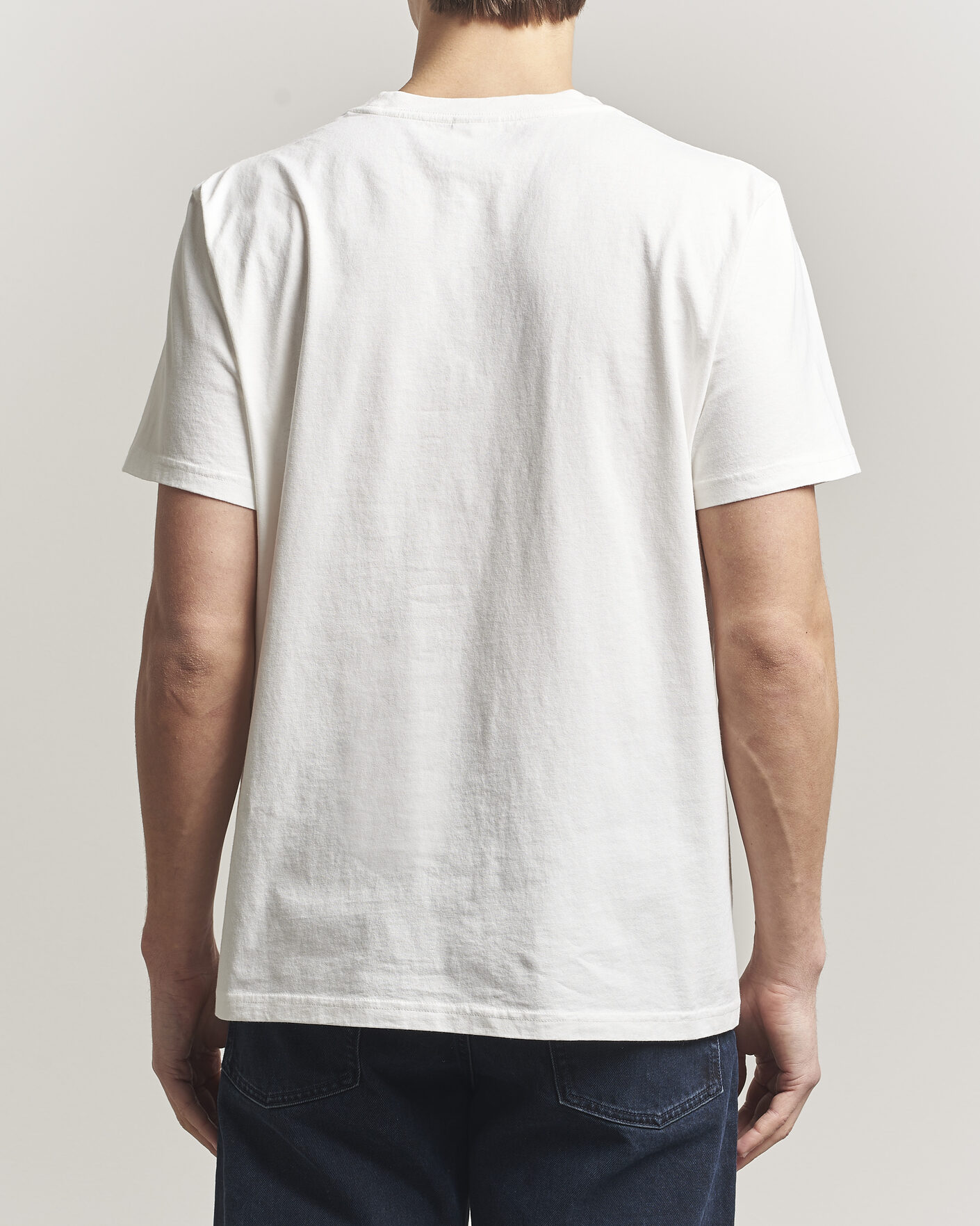 Heren | T-shirts | Nudie Jeans | Roy Printed T-Shirt Chalk White