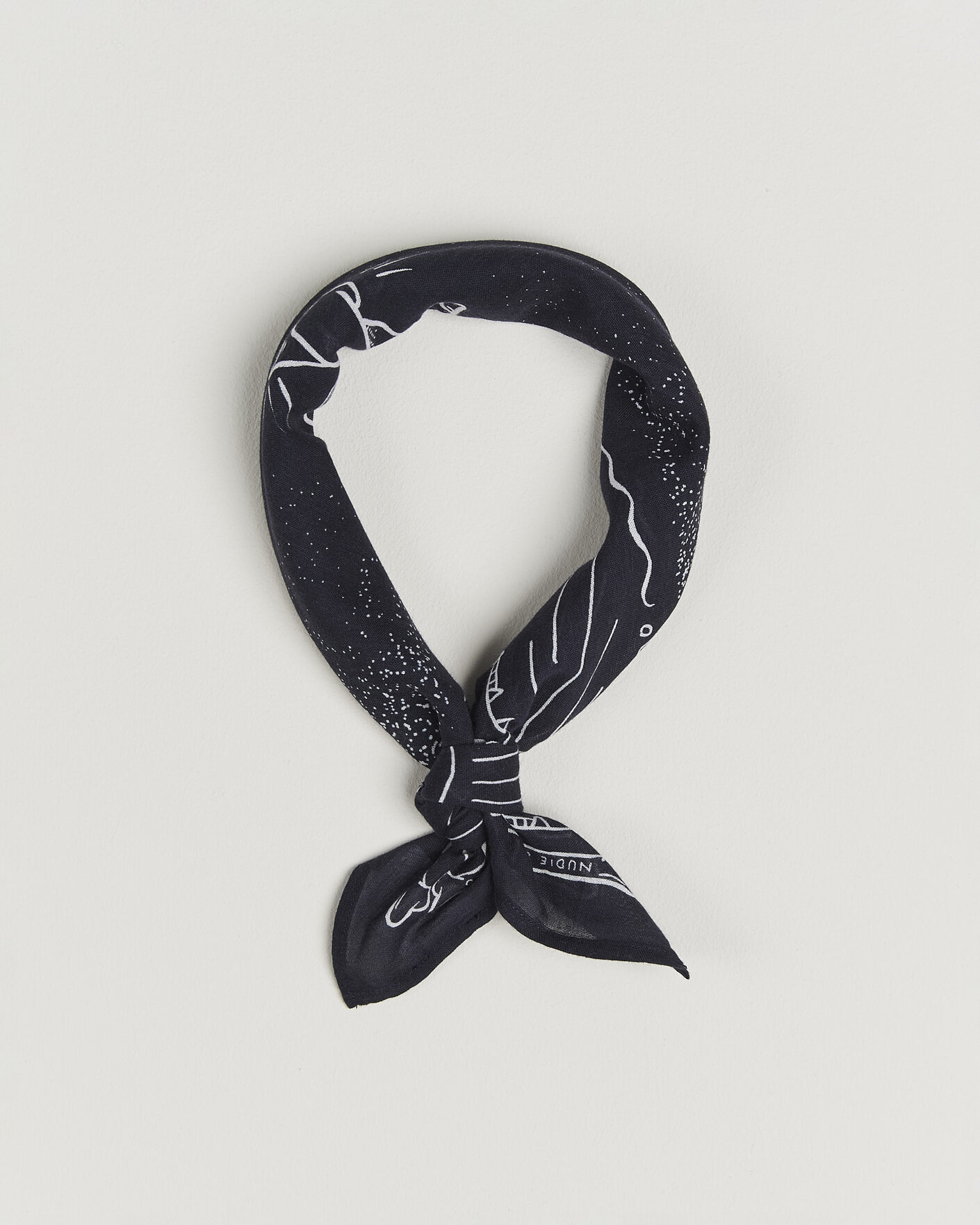 Heren | Sjaals | Nudie Jeans | Ingrid Printed Bandana Blue