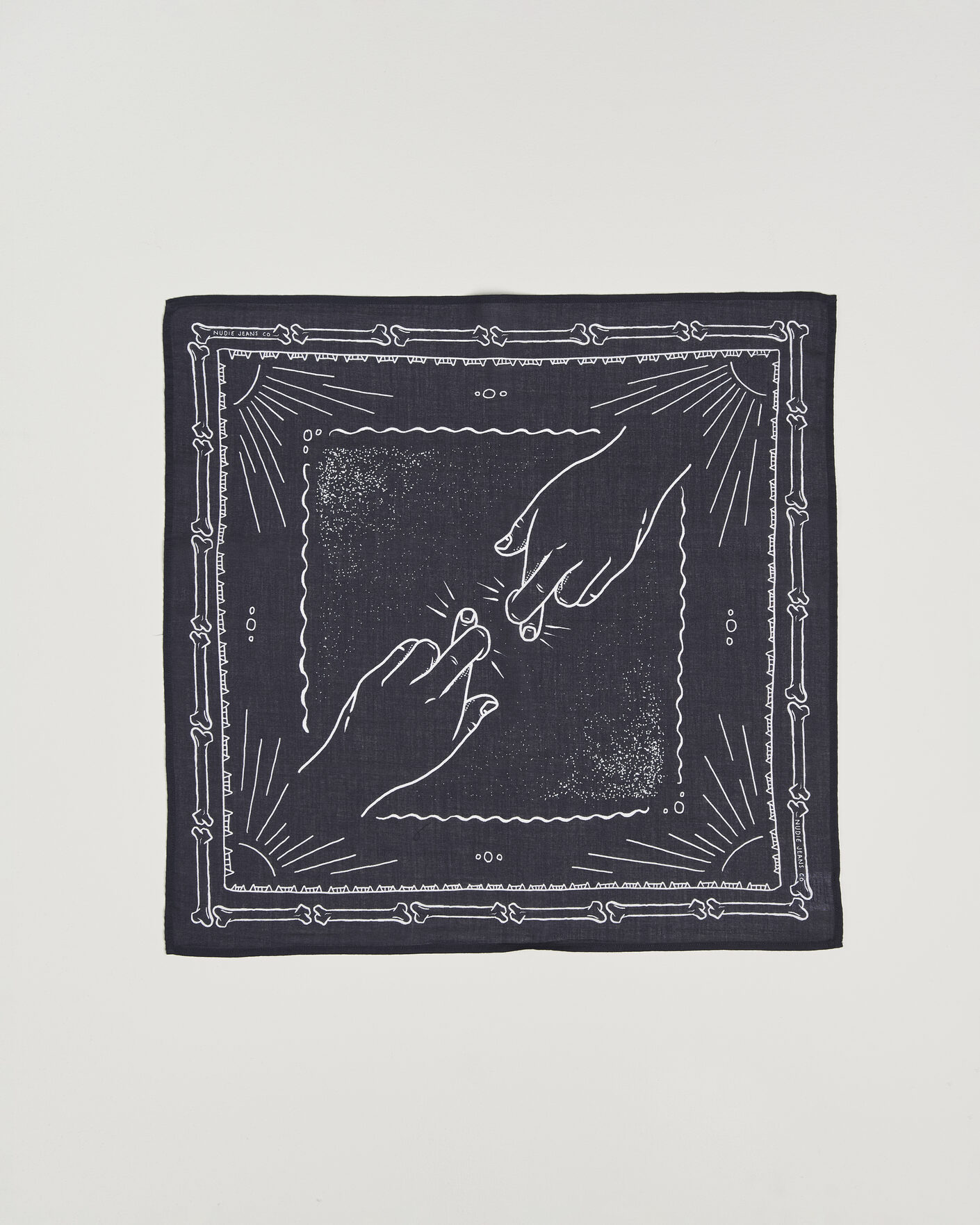 Heren | Sjaals | Nudie Jeans | Ingrid Printed Bandana Blue