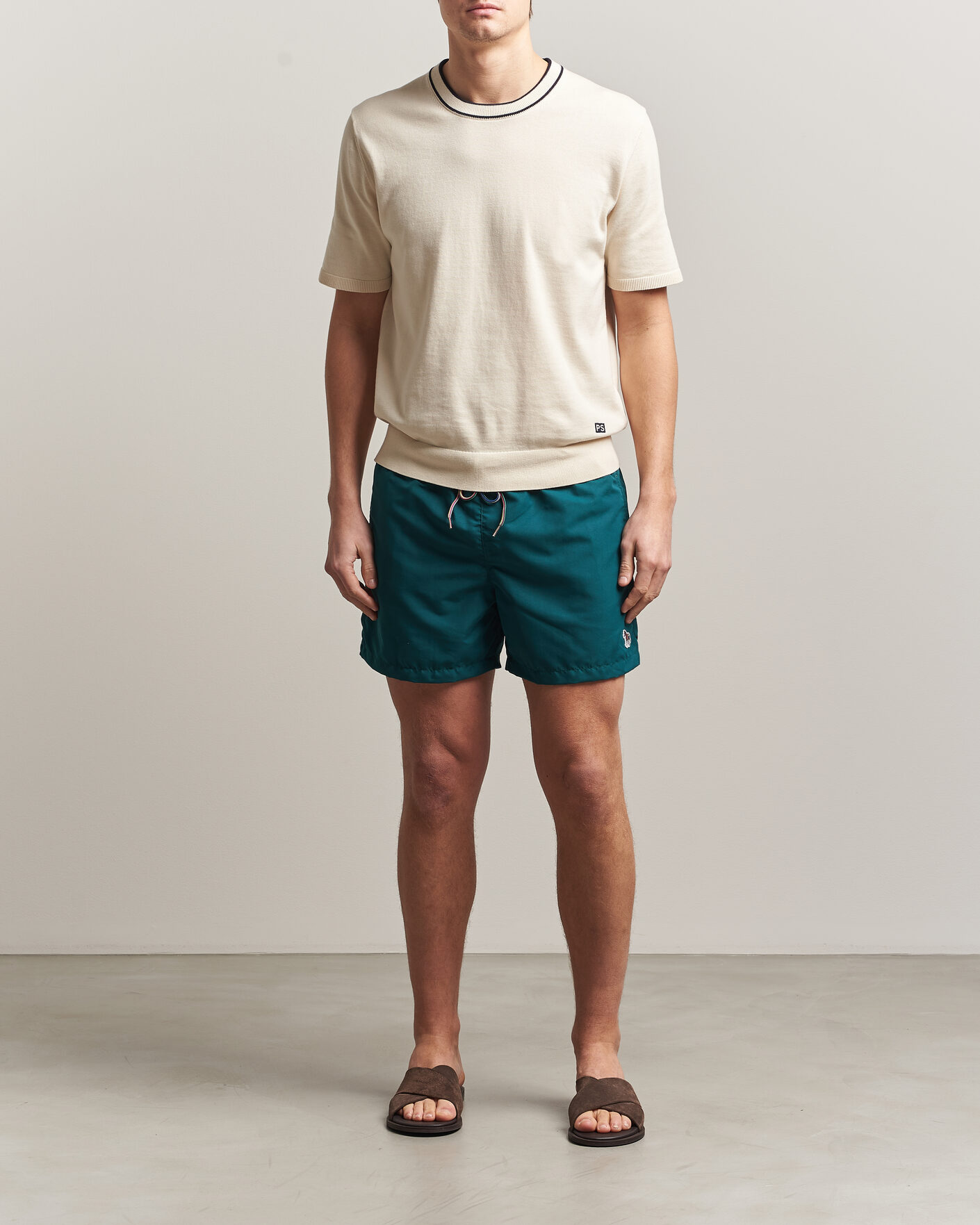 Heren | Zwembroek | Paul Smith | Zebra Swimshorts Dark Green