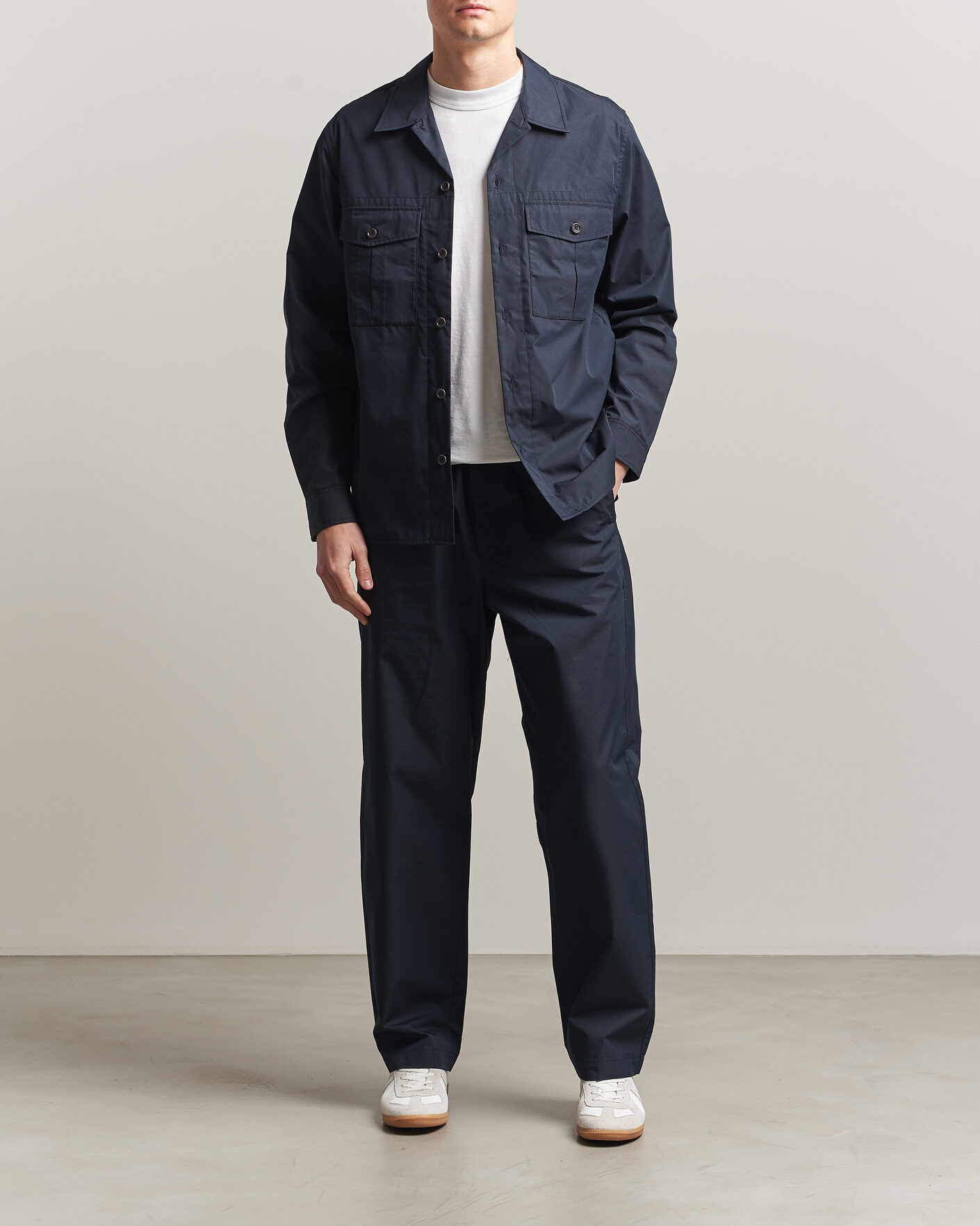 Heren | Overhemden | PS Paul Smith | Casual Cotton Overshirt Navy