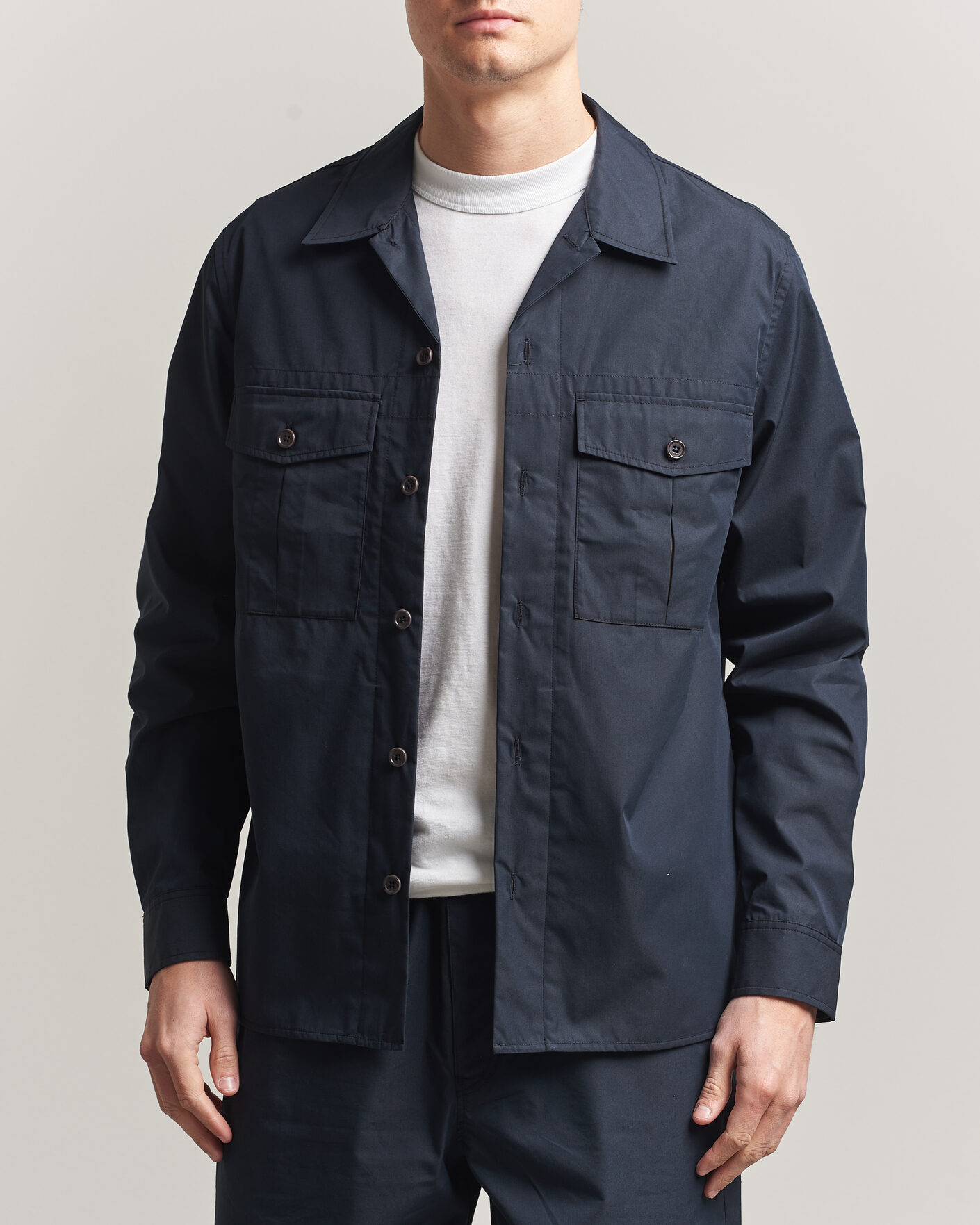 Heren | Overhemden | PS Paul Smith | Casual Cotton Overshirt Navy