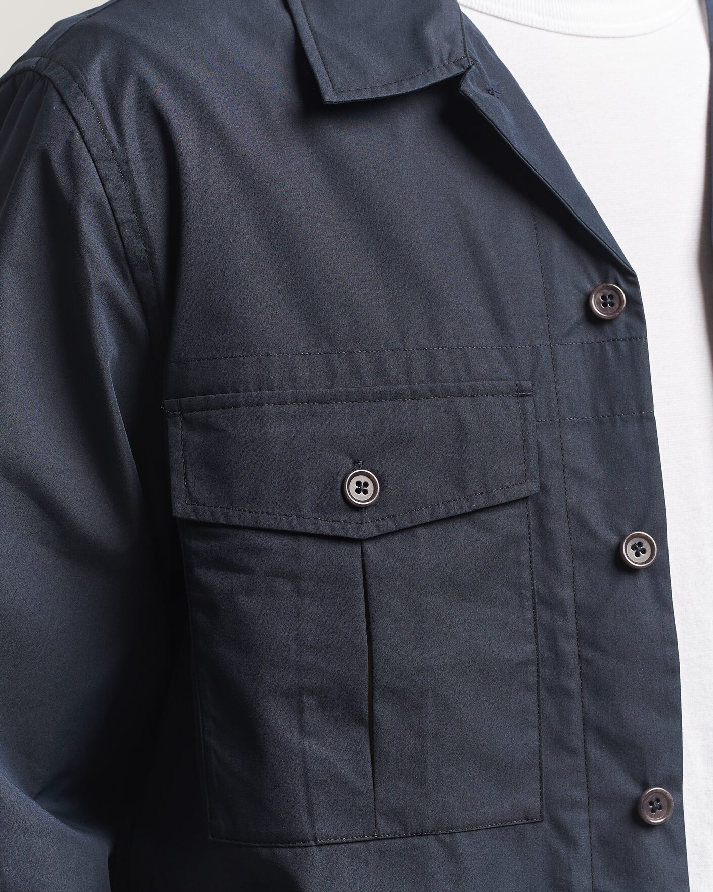 Heren | Overhemden | PS Paul Smith | Casual Cotton Overshirt Navy