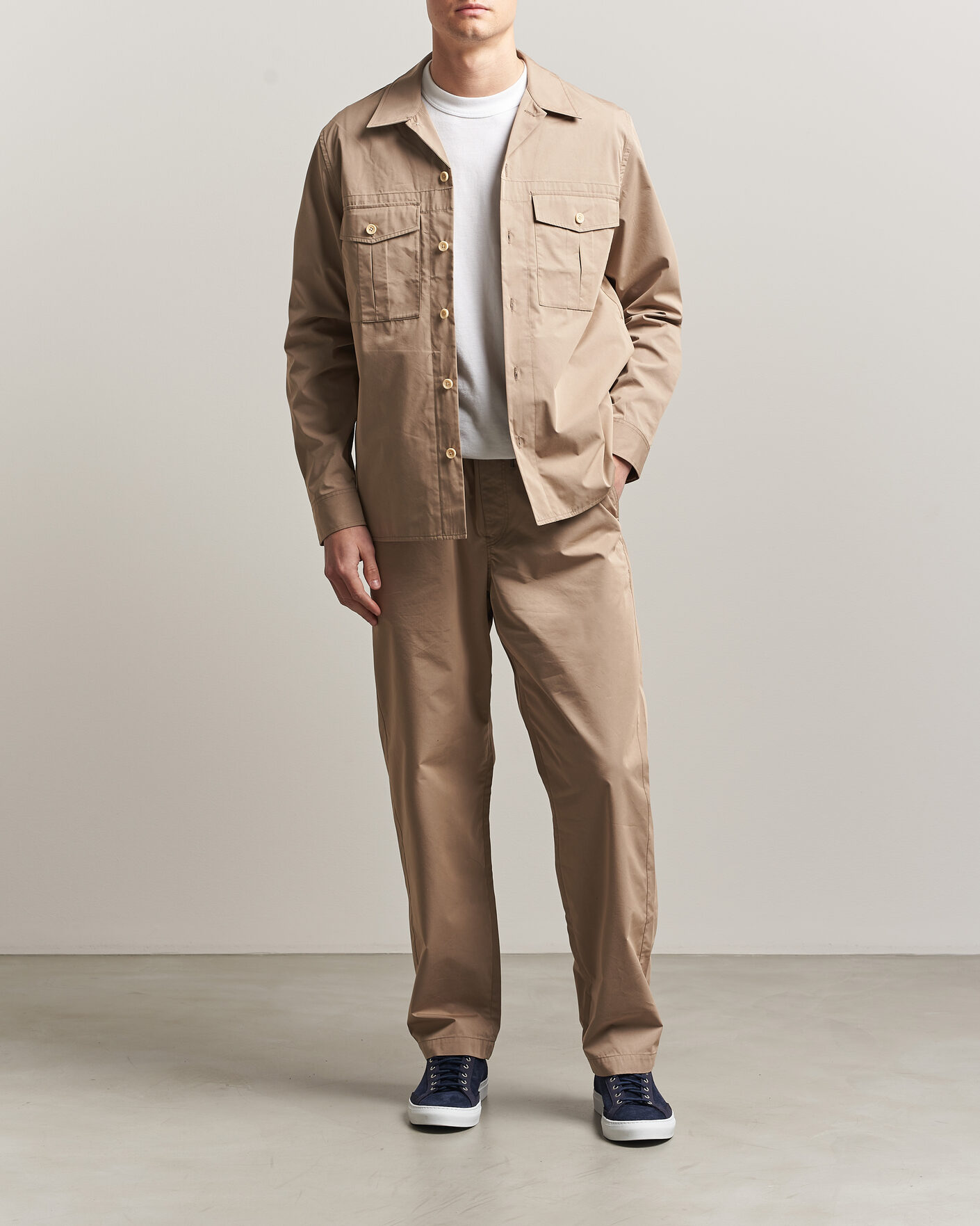 Heren | Overhemden | PS Paul Smith | Casual Cotton Overshirt Beige