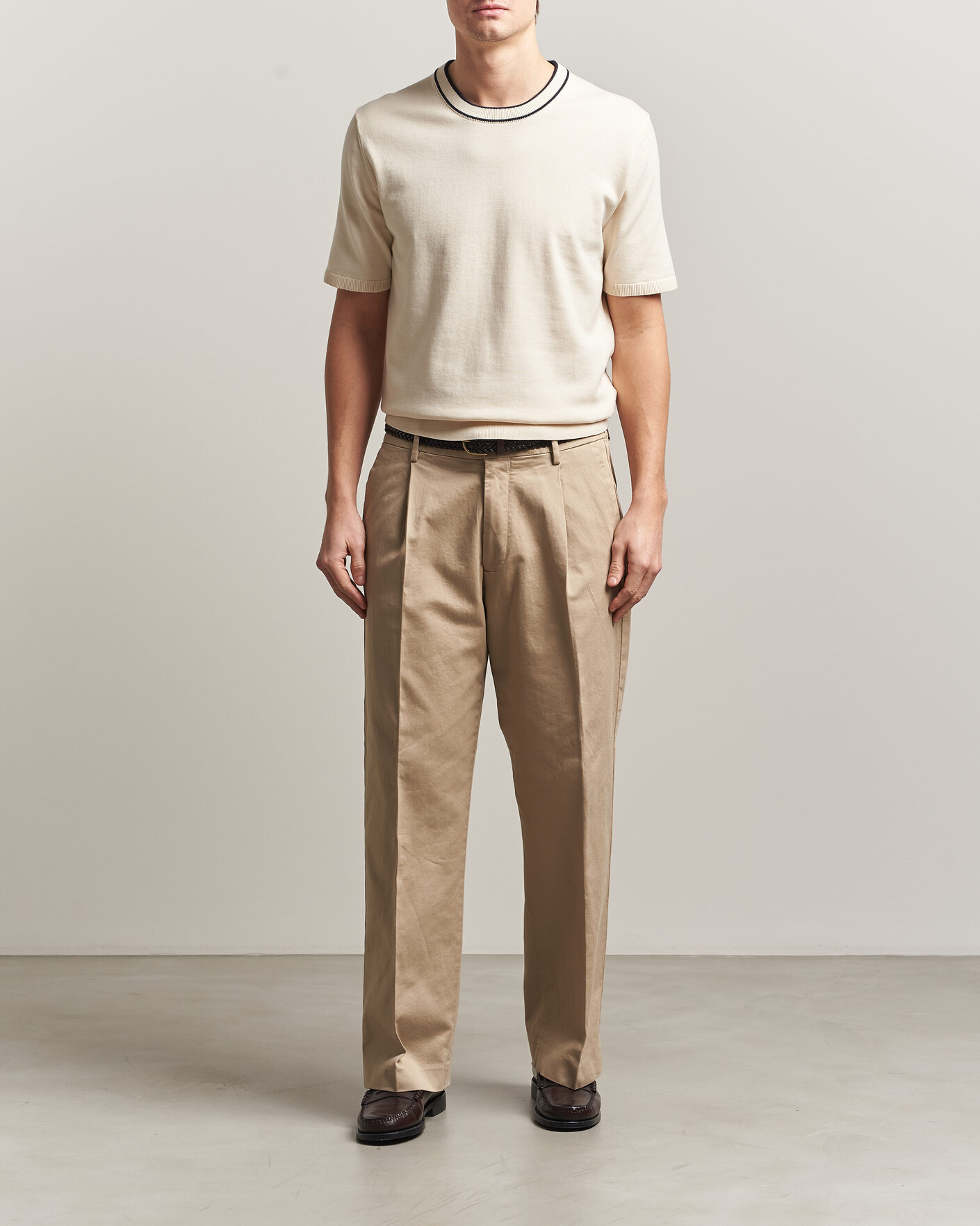 Heren | T-shirts | PS Paul Smith | Cotton Knitted T-Shirt White