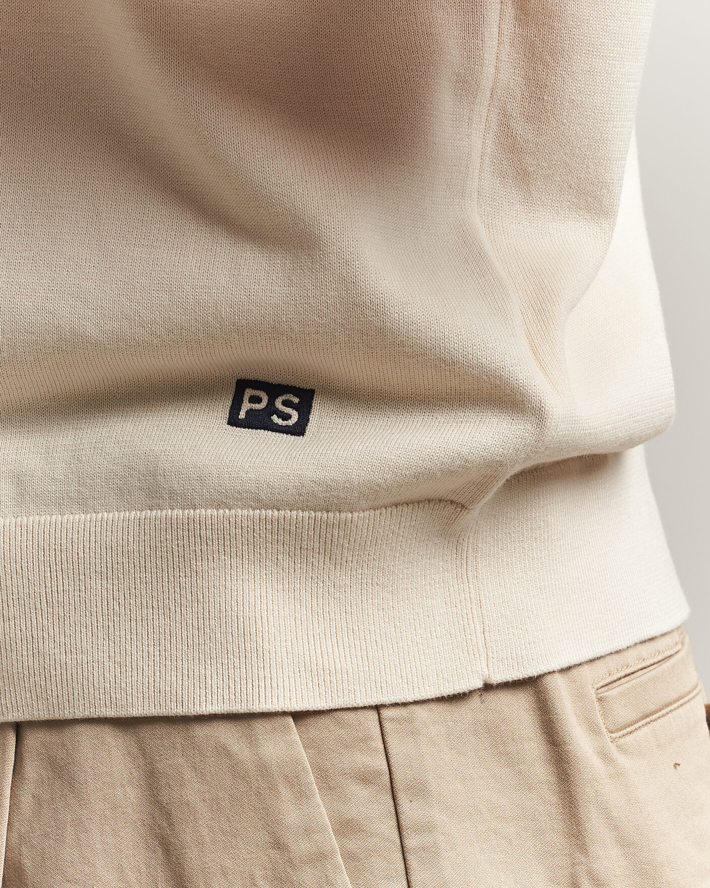 Heren | T-shirts | PS Paul Smith | Cotton Knitted T-Shirt White