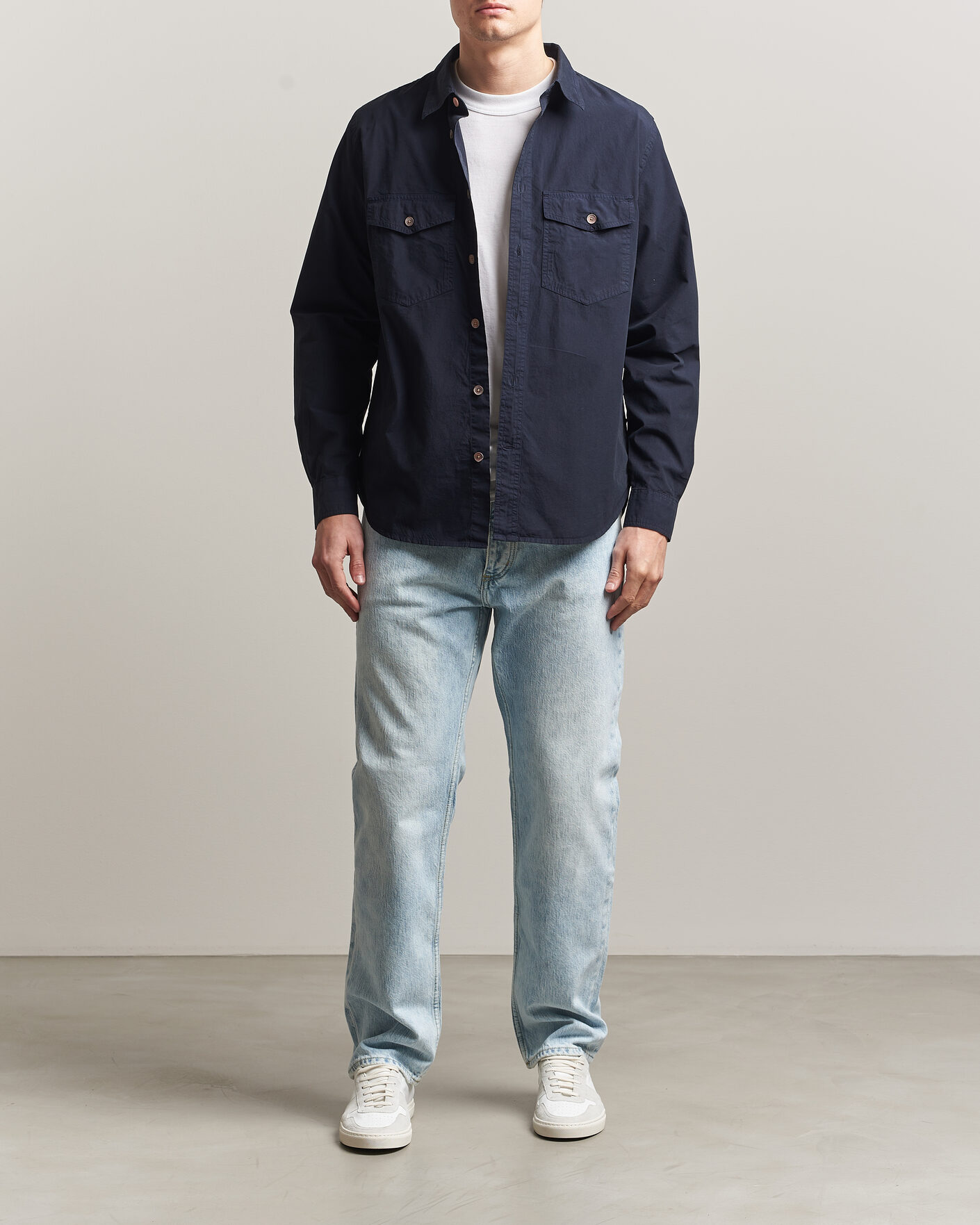 Heren | Overhemden | PS Paul Smith | Cotton Pocket Overshirt Navy