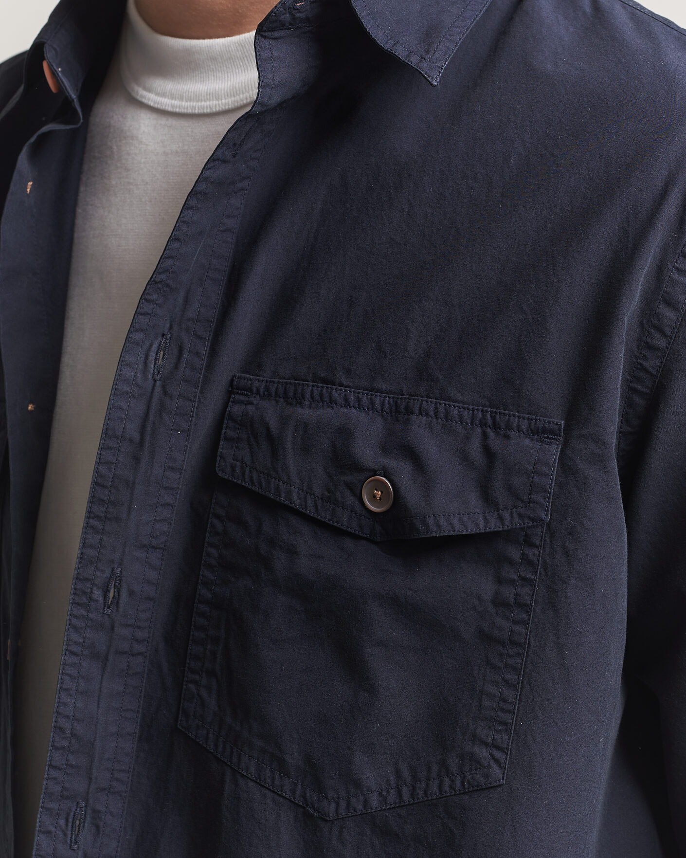 Heren | Overhemden | PS Paul Smith | Cotton Pocket Overshirt Navy