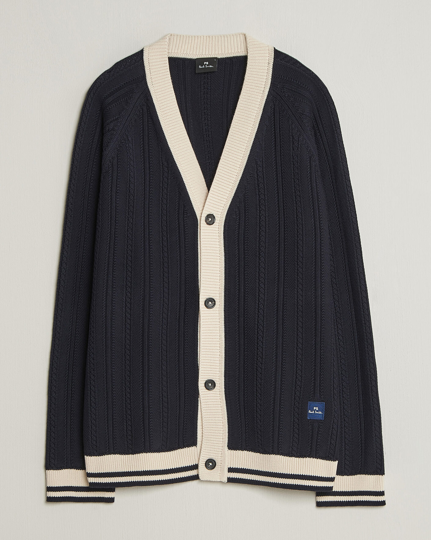 Heren | Truien | PS Paul Smith | Cotton Knitted Cardigan Navy