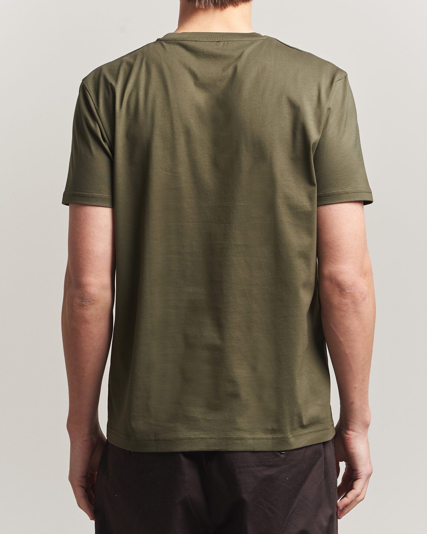 Heren | T-shirts | Sunspel | Riviera Midweight T-Shirt Deep Olive