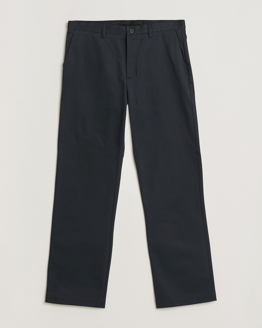 Heren | Broeken | Sunspel | Soft Cotton Drill Trousers Navy