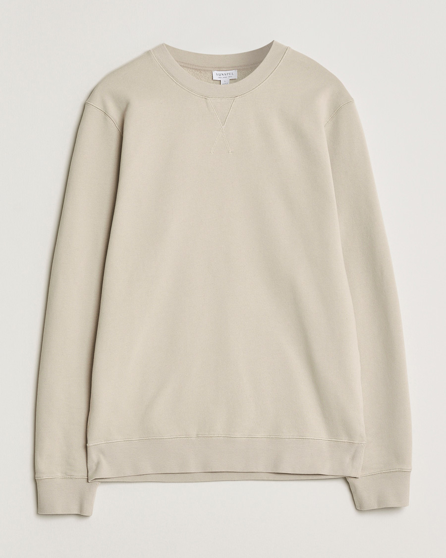 Heren | Truien | Sunspel | Loopback Sweatshirt Hazelwood