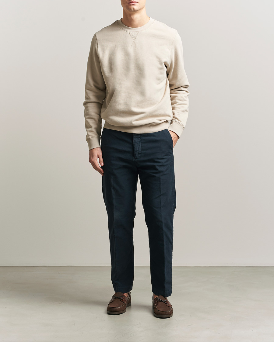 Heren | Truien | Sunspel | Loopback Sweatshirt Hazelwood