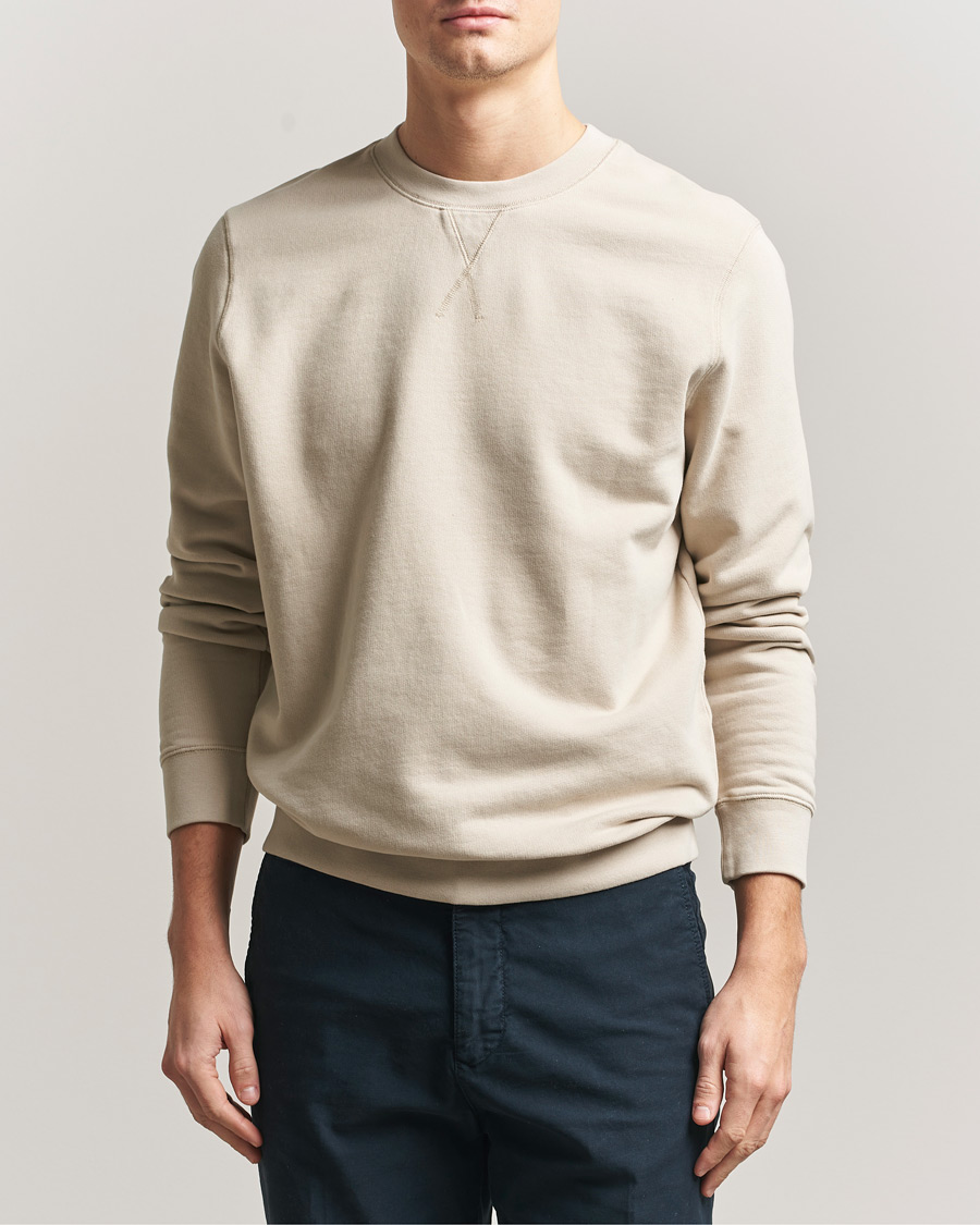 Heren | Truien | Sunspel | Loopback Sweatshirt Hazelwood