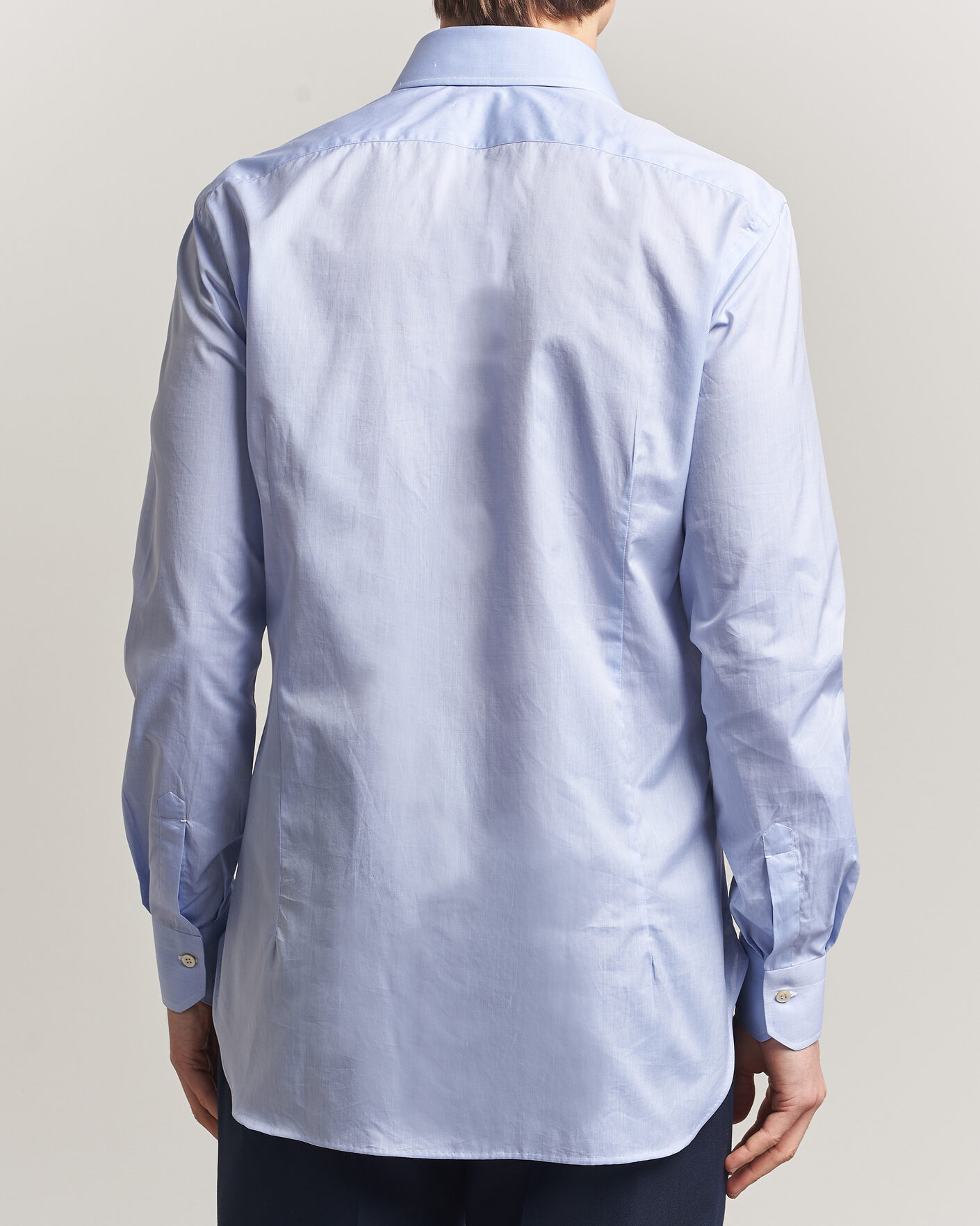Heren | Overhemden | Kiton | Slim Fit Dress Shirt Light Blue