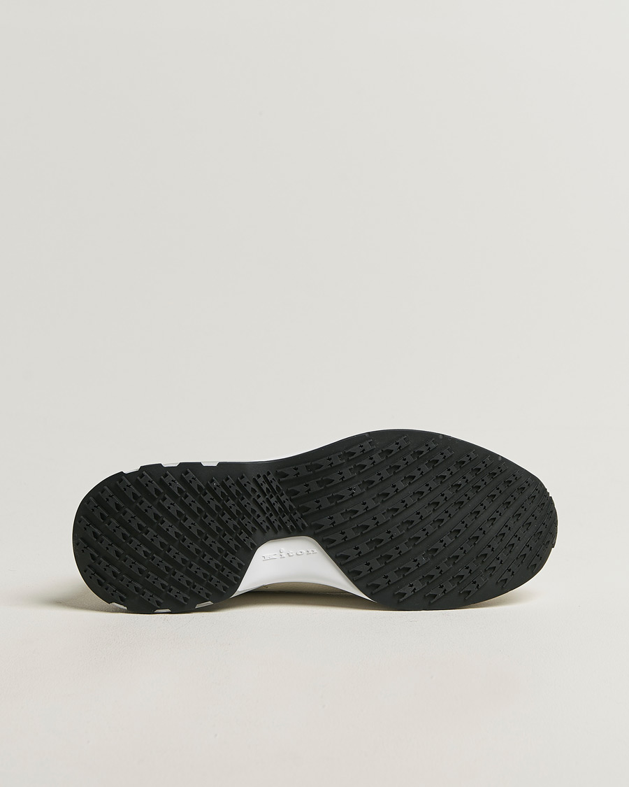 Heren | Sneakers | Kiton | Deerskin Running Sneakers White