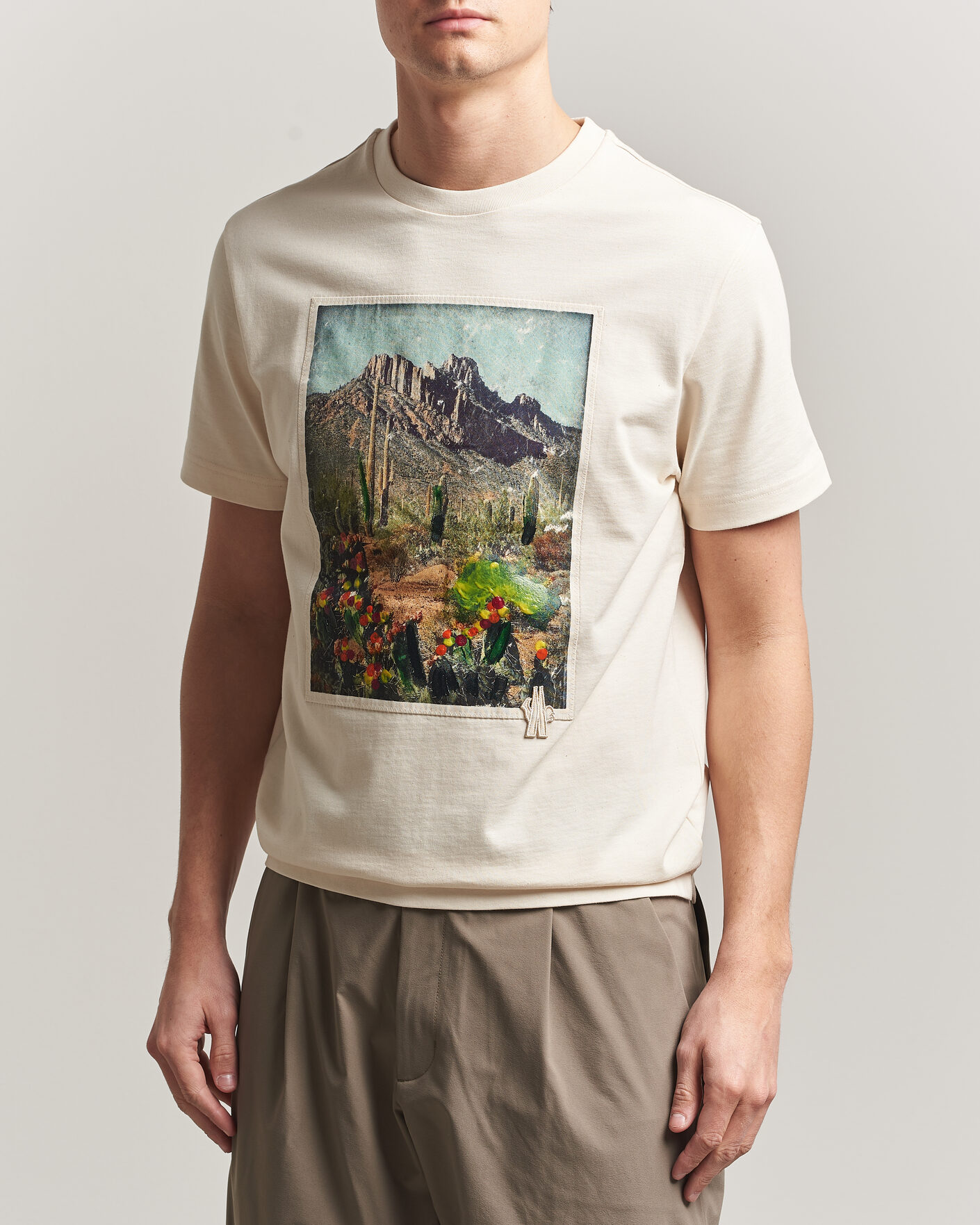 Heren | T-shirts | Moncler Grenoble | Mountain Print T-Shirt Off White